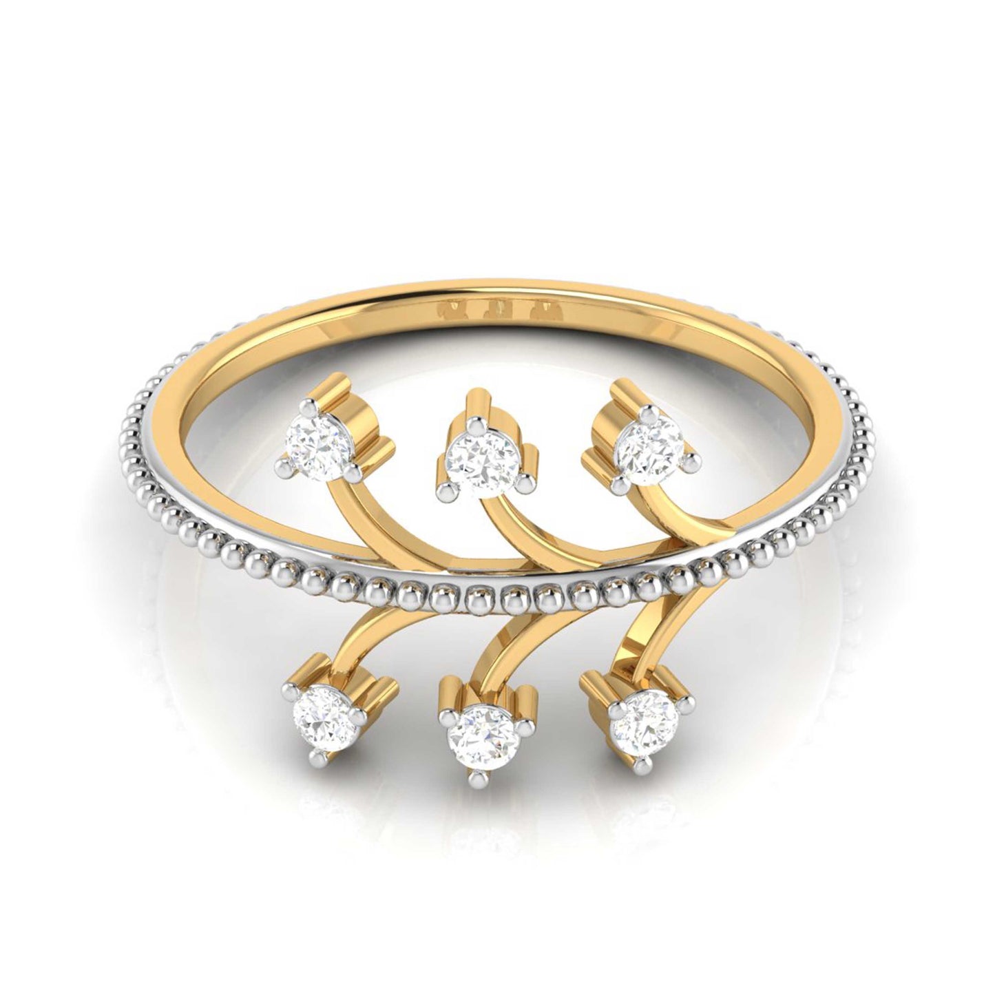 Radiant Rhapsody Resonance 18Kt Diamond Ring
