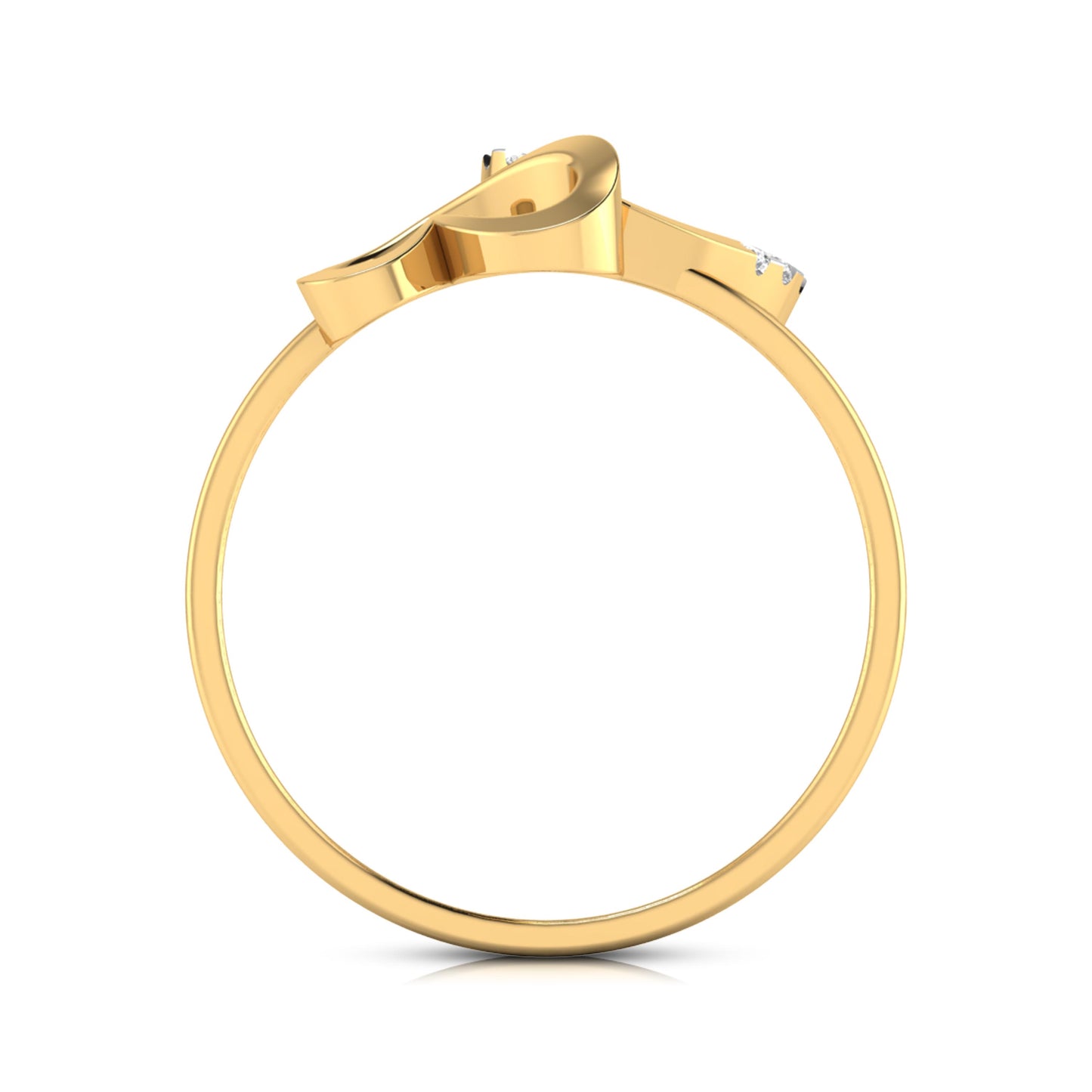 Gilded Grace Gratitude 18Kt Diamond Ring