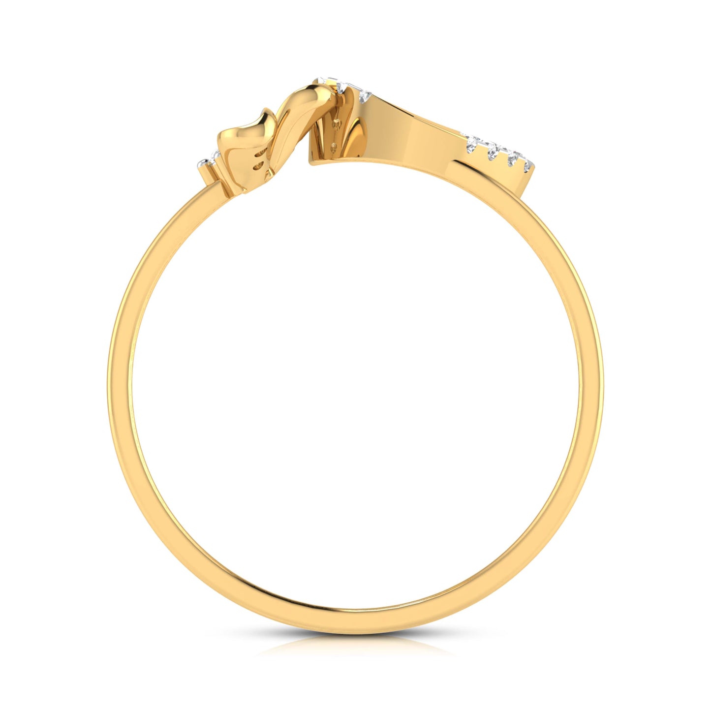 Blushing Bloom Bliss 14Kt Diamond Ring