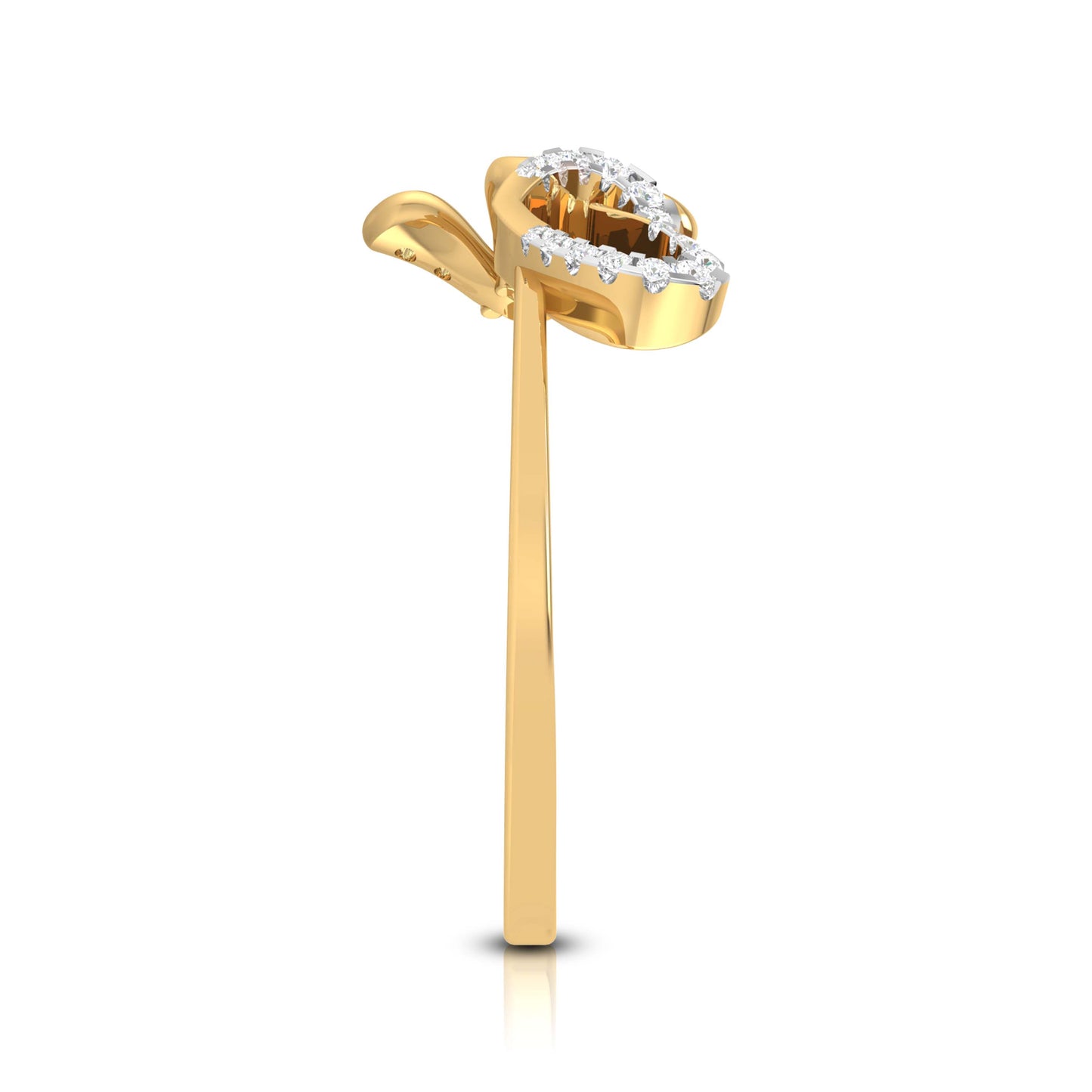 Blushing Bloom Bliss 14Kt Diamond Ring
