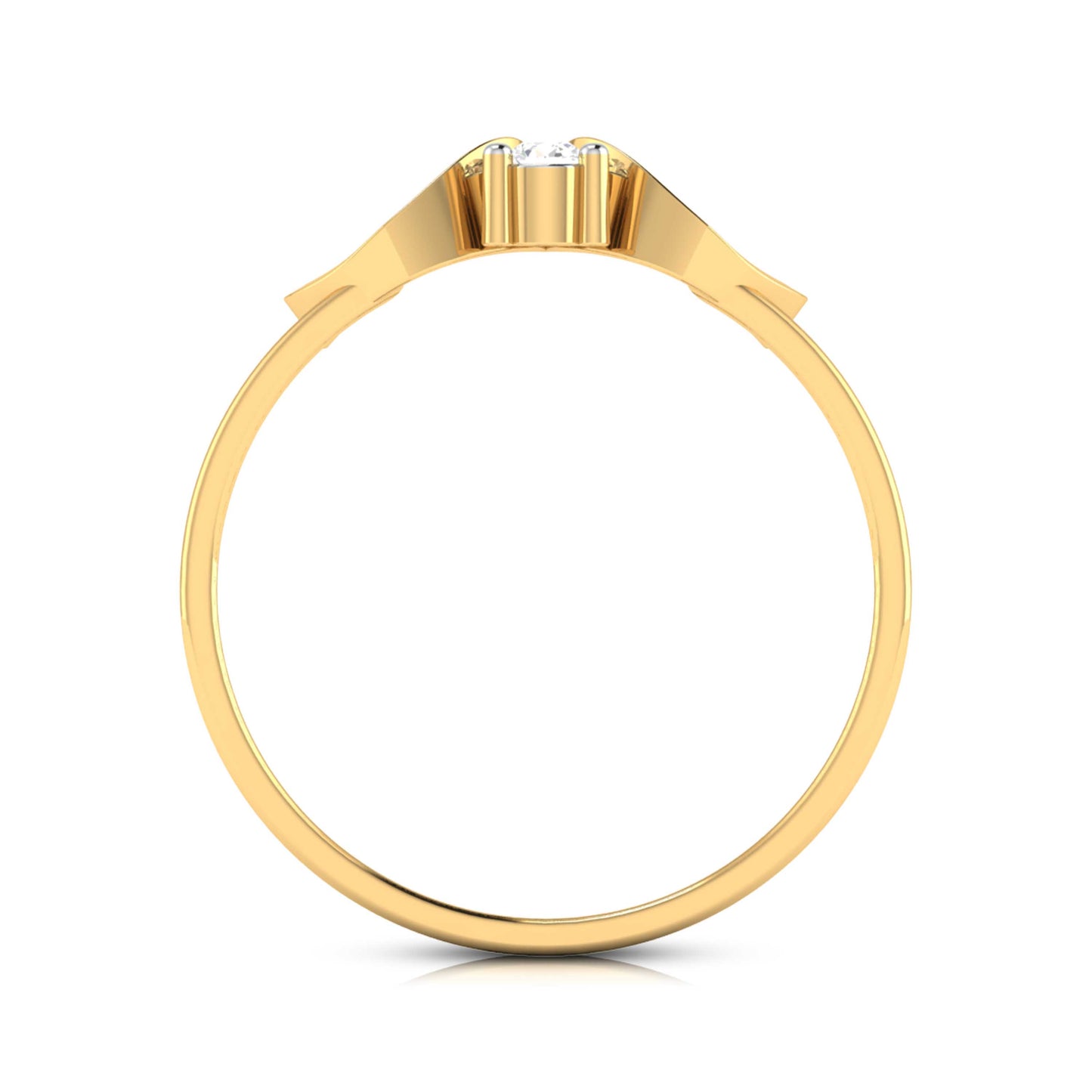 Enigmatic Echo Enchantment 14Kt Diamond Ring