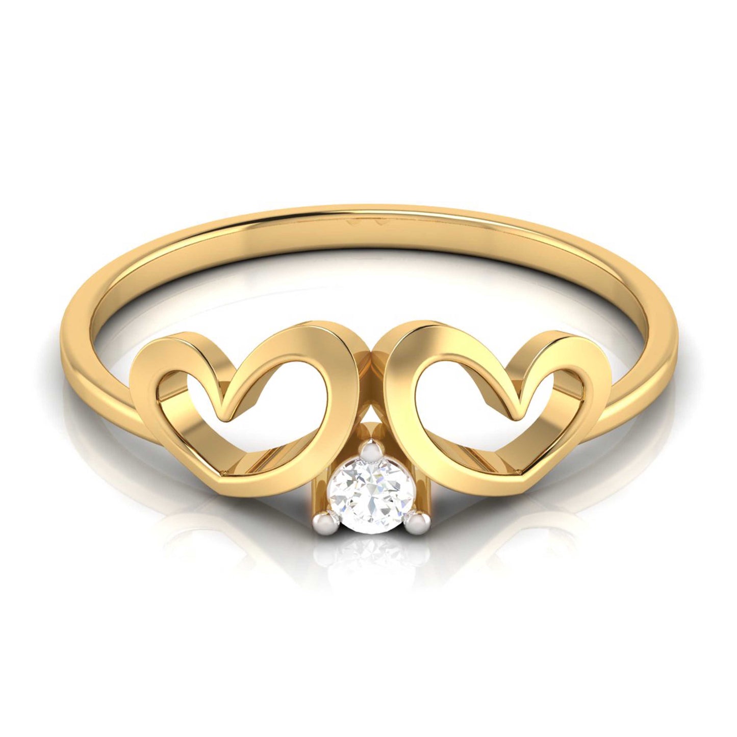 Enigmatic Echo Enchantment 14Kt Diamond Ring