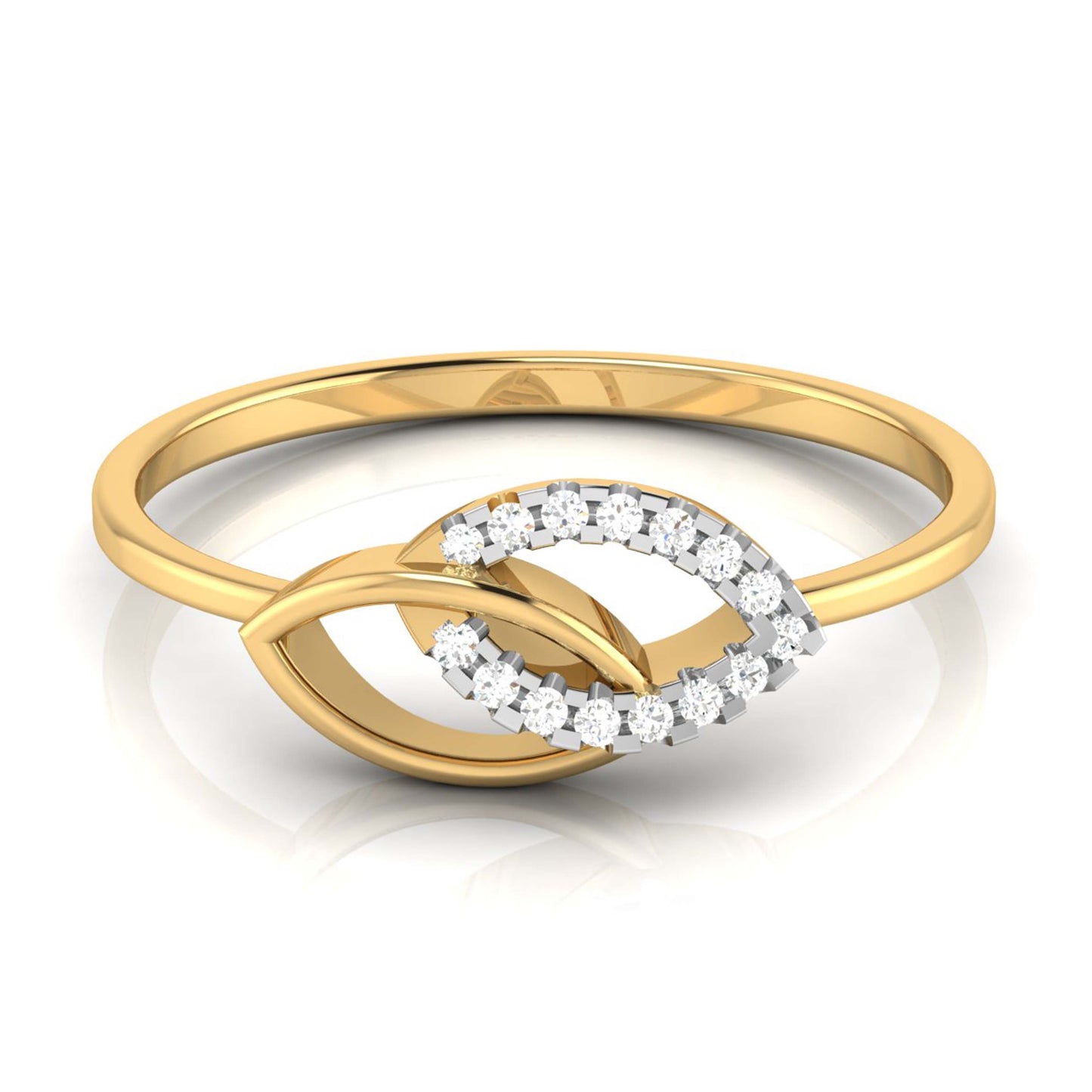 Aurora Azura Allure 14Kt Diamond Ring