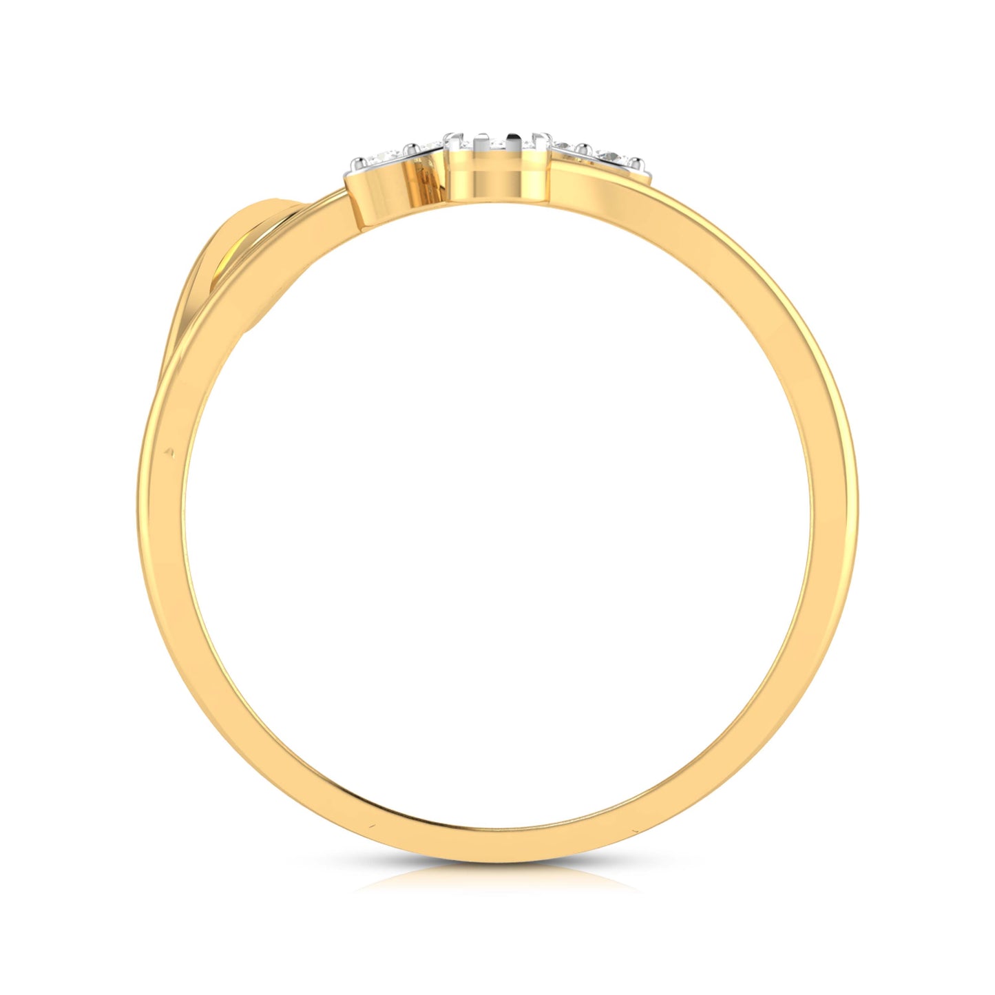 Ember Embrace Eternal Flame 14Kt Diamond Ring