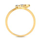 Regal Rosewood Radiant Elegance 14Kt Diamond Ring