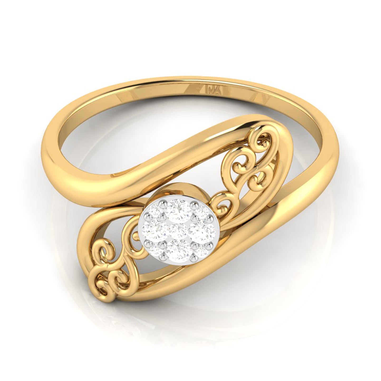 Velvet Vortex Vibrance 18Kt Diamond Ring