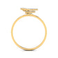 Radiant Rose Quartz Radiance 14Kt Diamond Ring