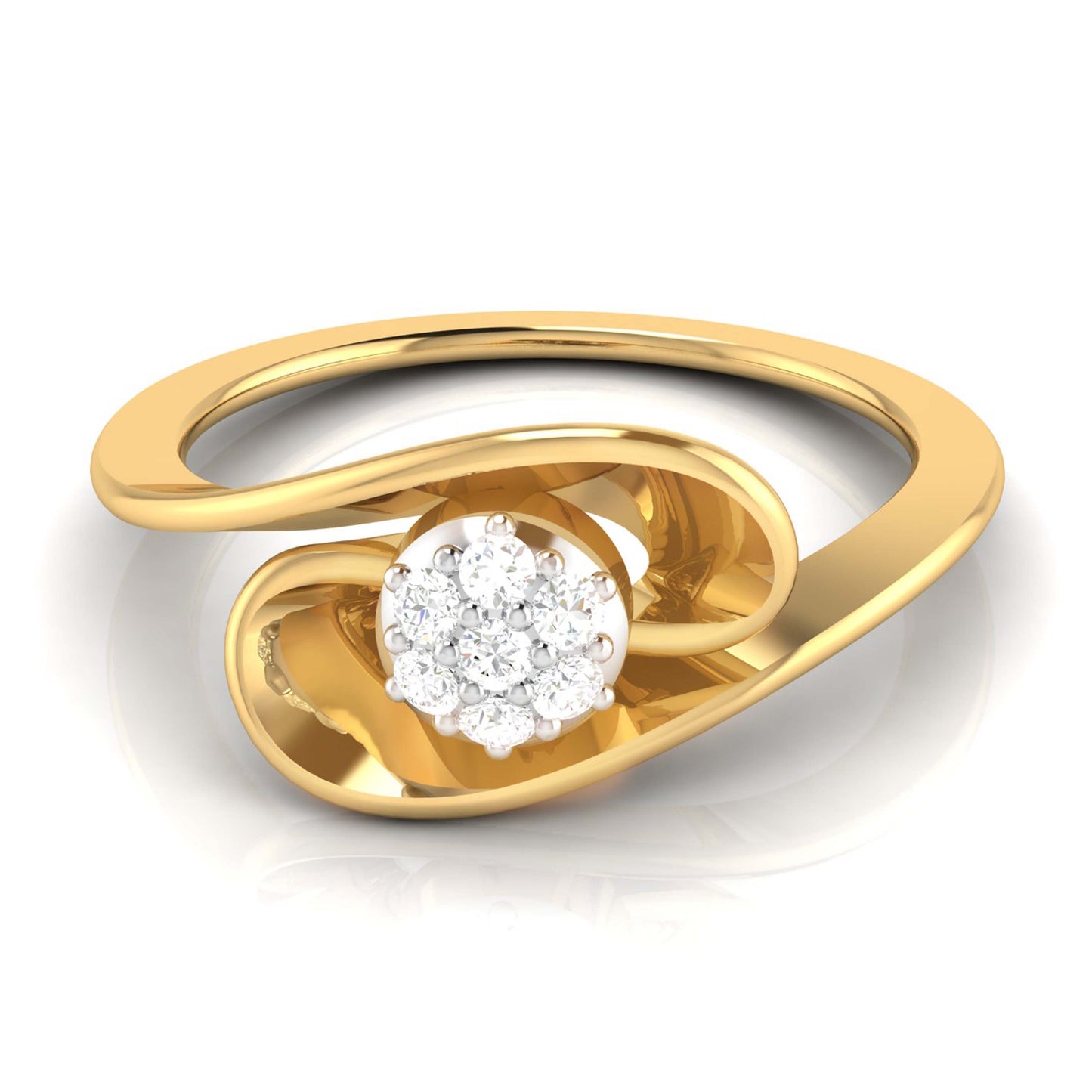 Enchanted Echo Elegance 14Kt Diamond Ring