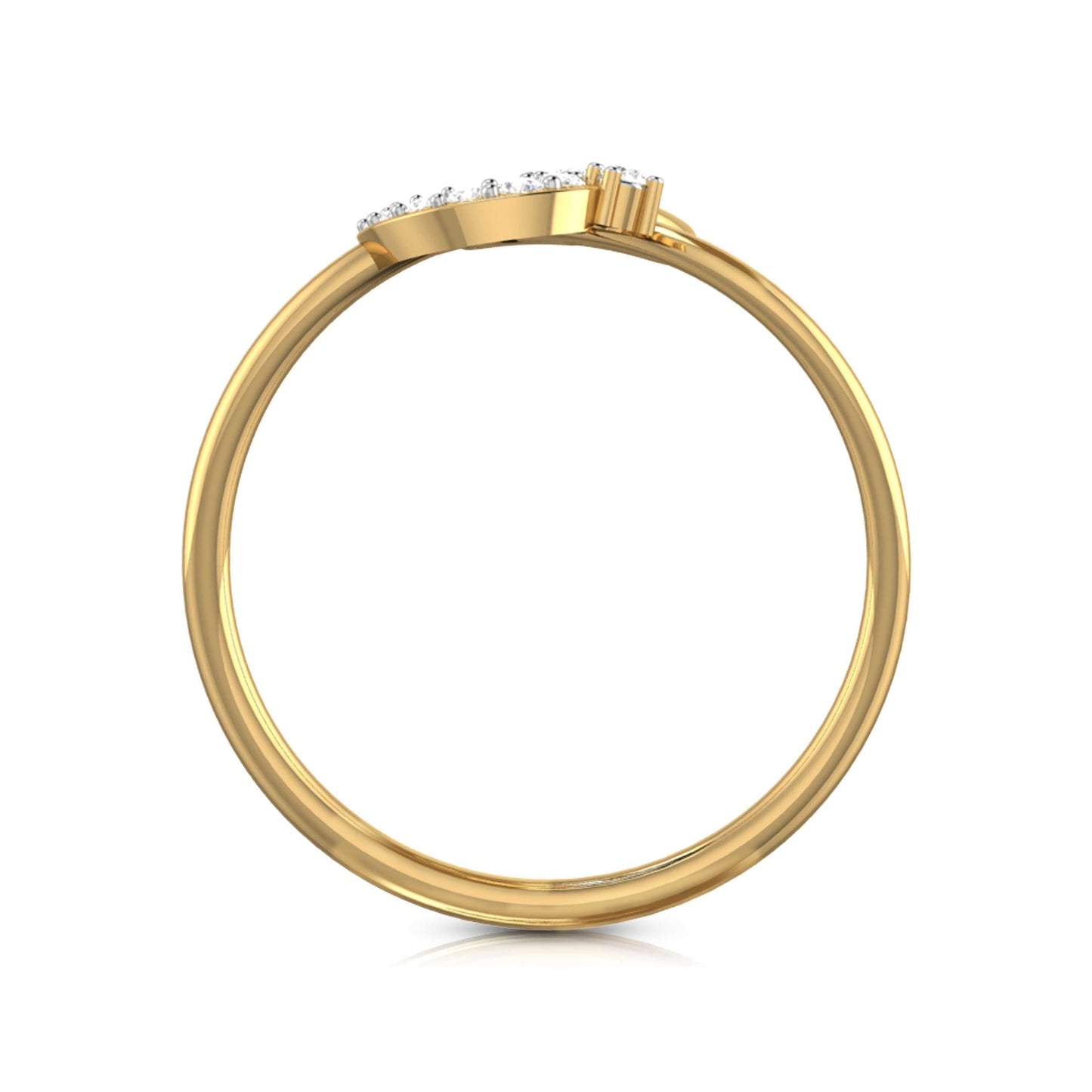 Moonlit Melody 18Kt Diamond Ring