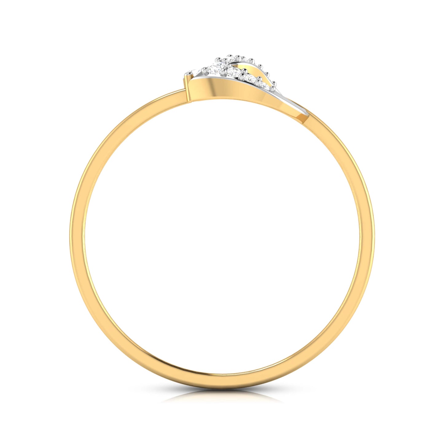 Enigmatic Eclipse 14Kt Diamond Ring