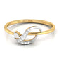 Enigmatic Eclipse 14Kt Diamond Ring