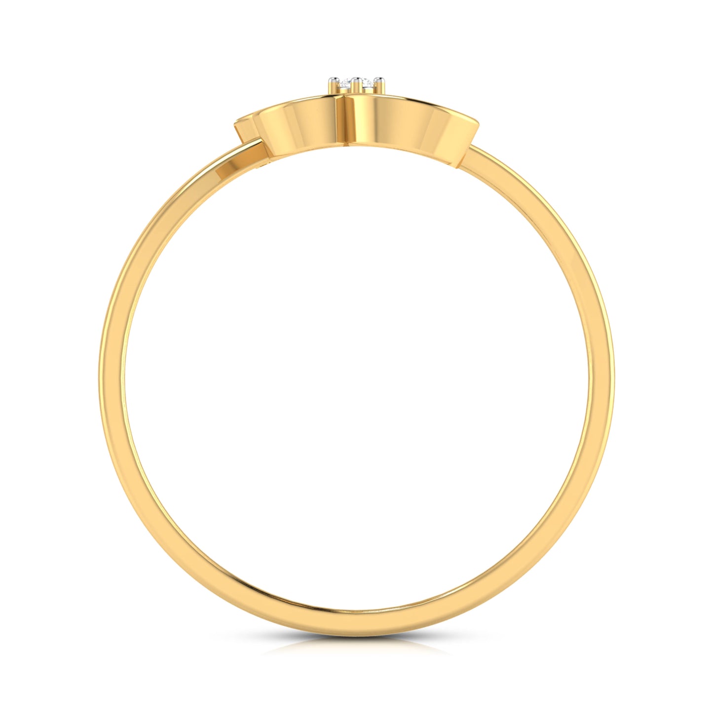 Prismatic Paradise 14Kt Diamond Ring