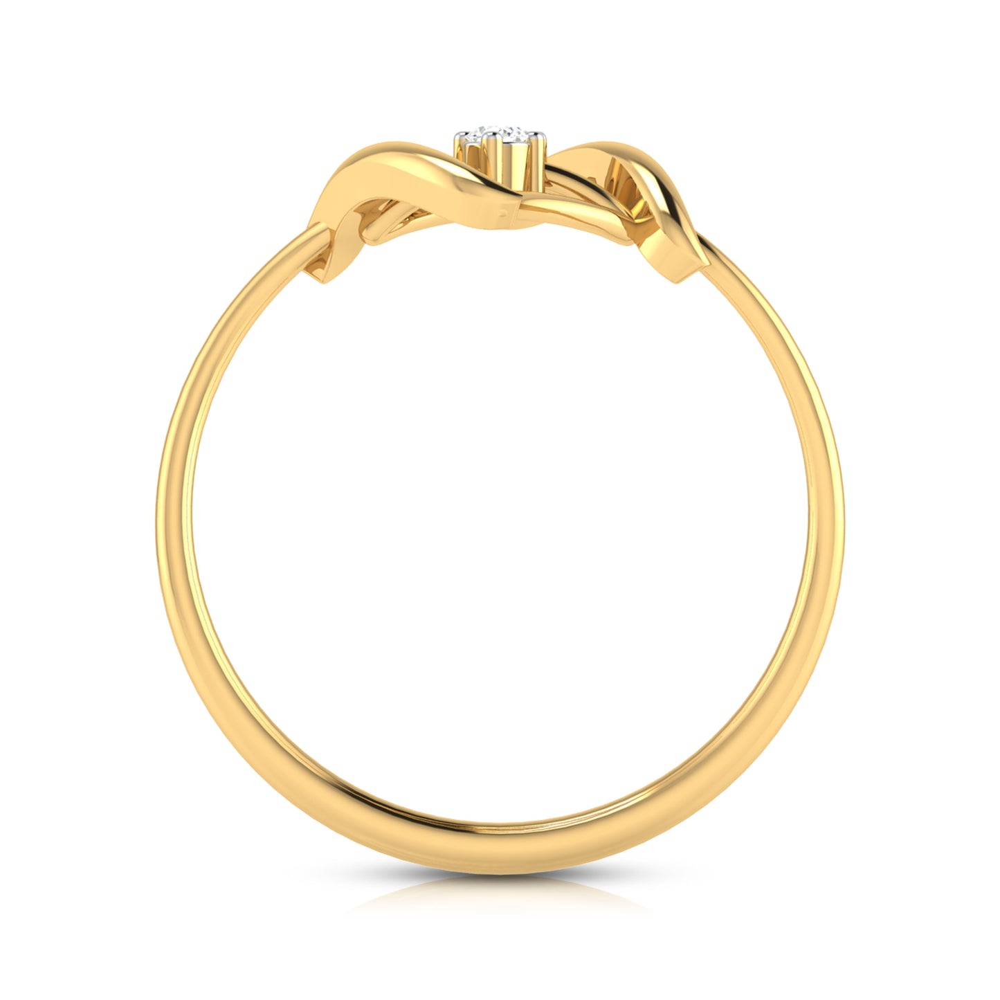Glacial Gleam 14Kt Diamond Ring