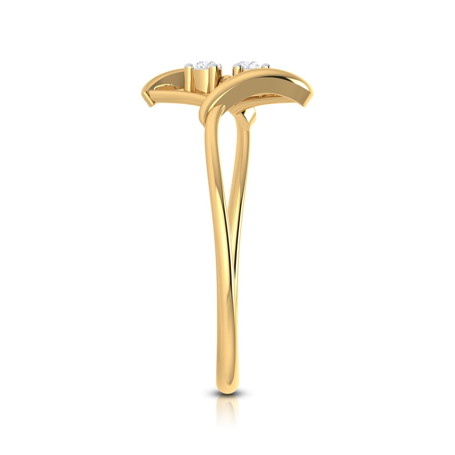 Glacial Gleam 14Kt Diamond Ring