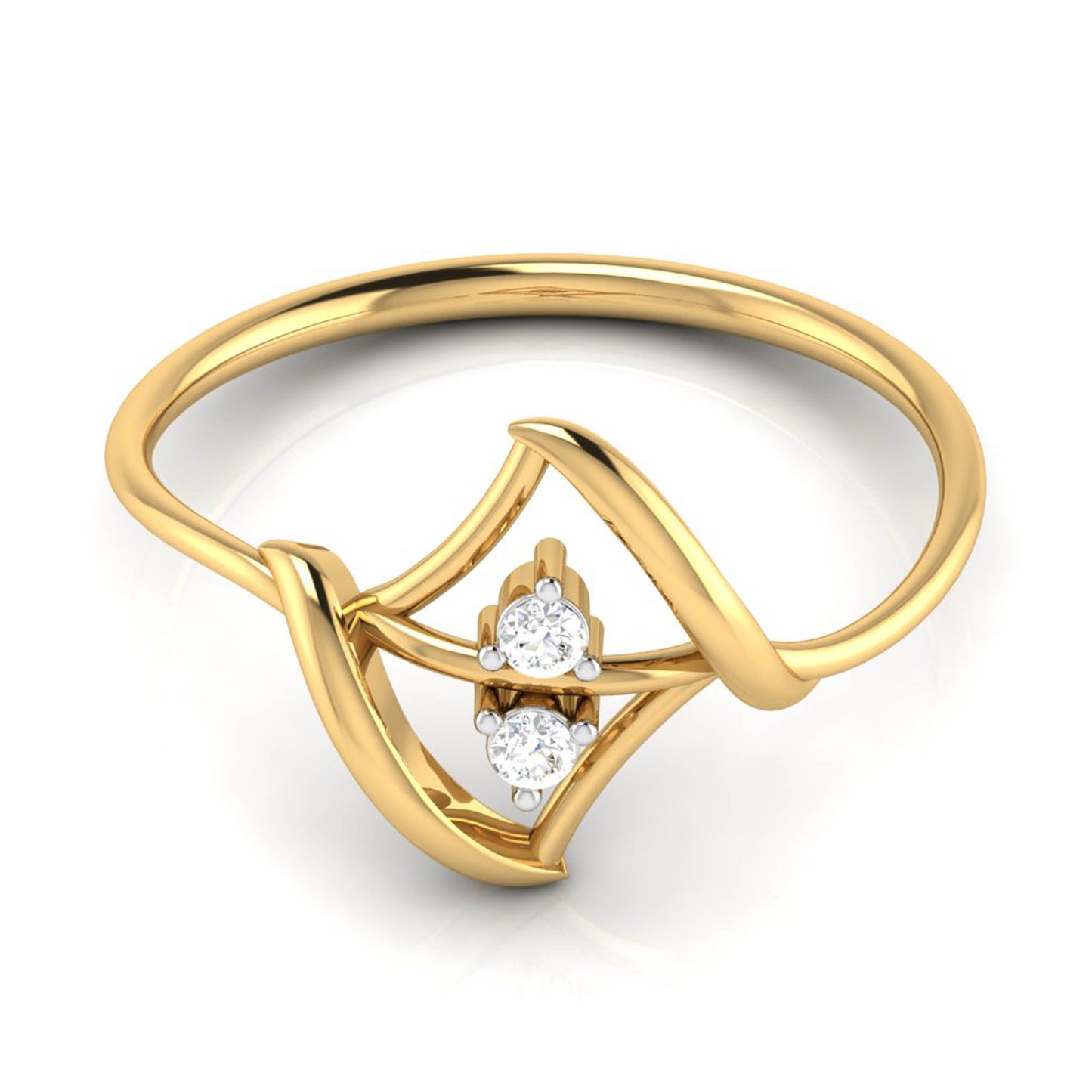 Glacial Gleam 18Kt Diamond Ring
