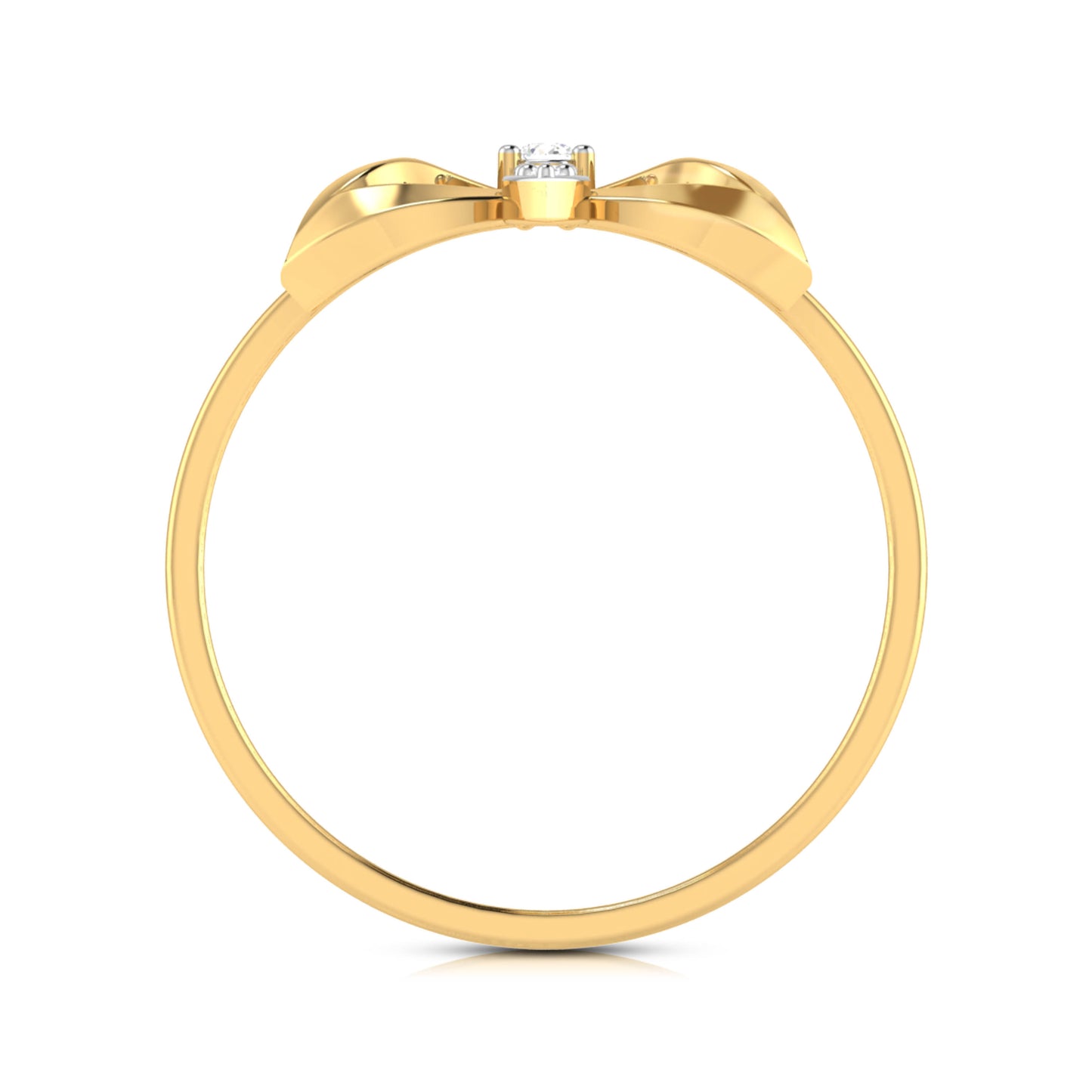 Radiant Raindrop 18Kt Diamond Ring