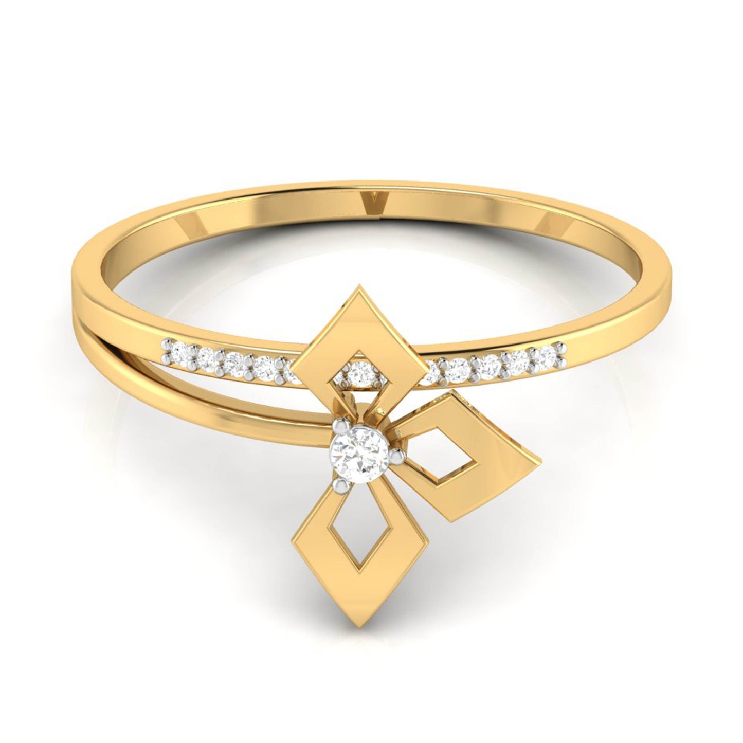 Mystic Moonbeam 14Kt Diamond Ring