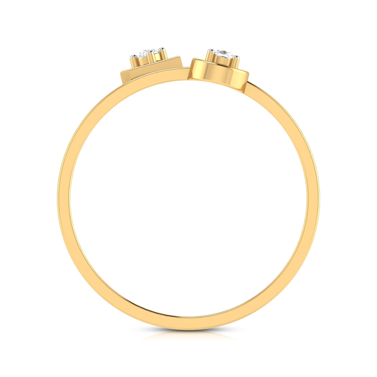 Shimmering Shangri-La 14Kt Diamond Ring