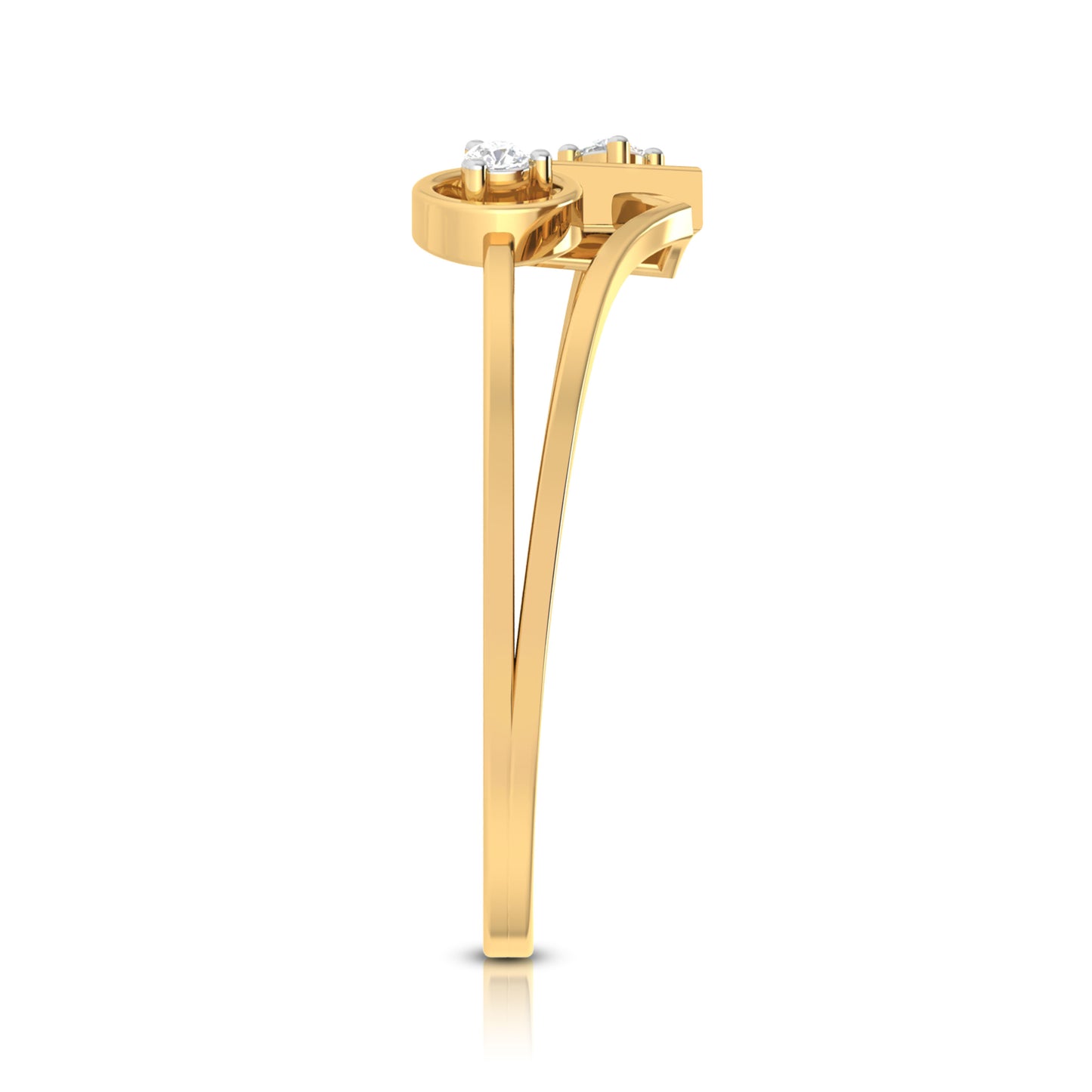 Shimmering Shangri-La 14Kt Diamond Ring