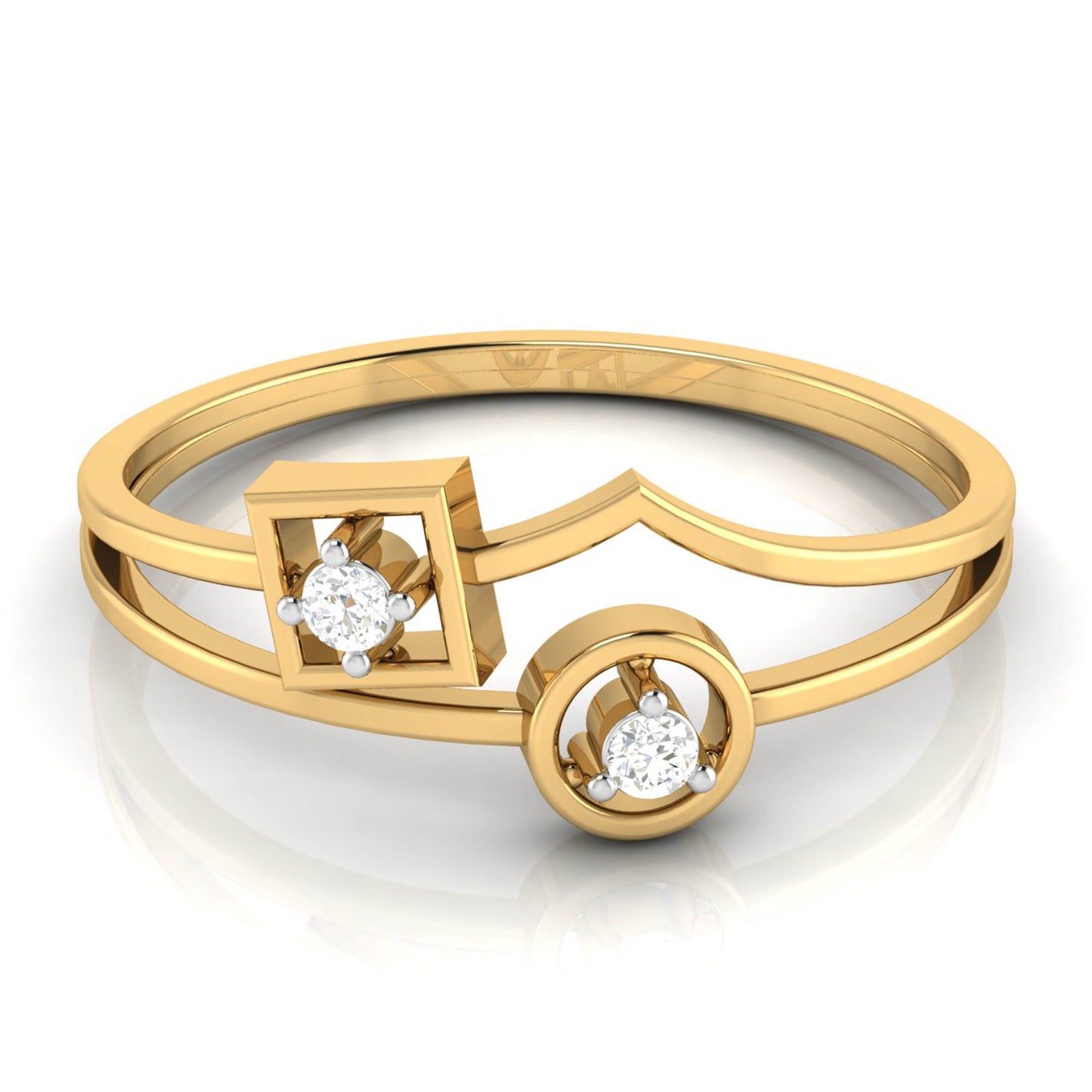 Shimmering Shangri-La 14Kt Diamond Ring
