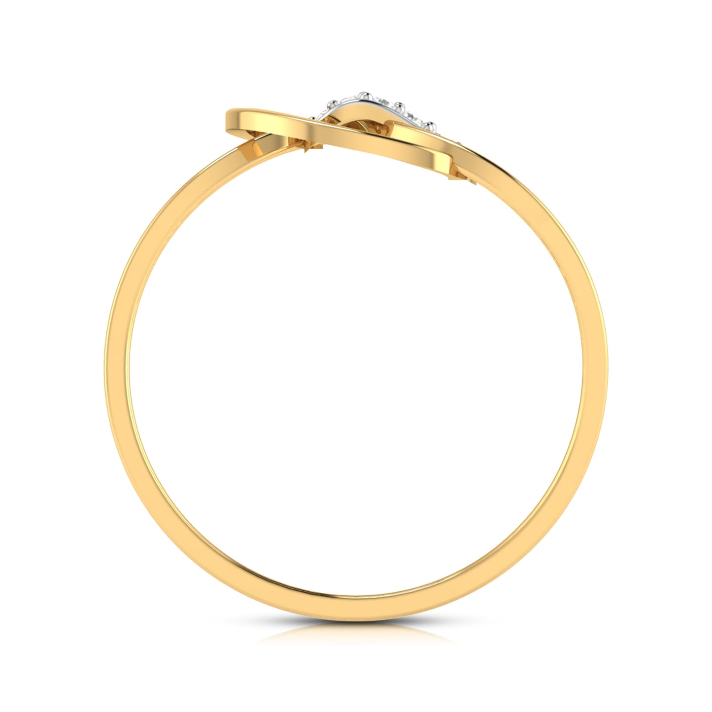 Ember Embrace 14Kt Diamond Ring
