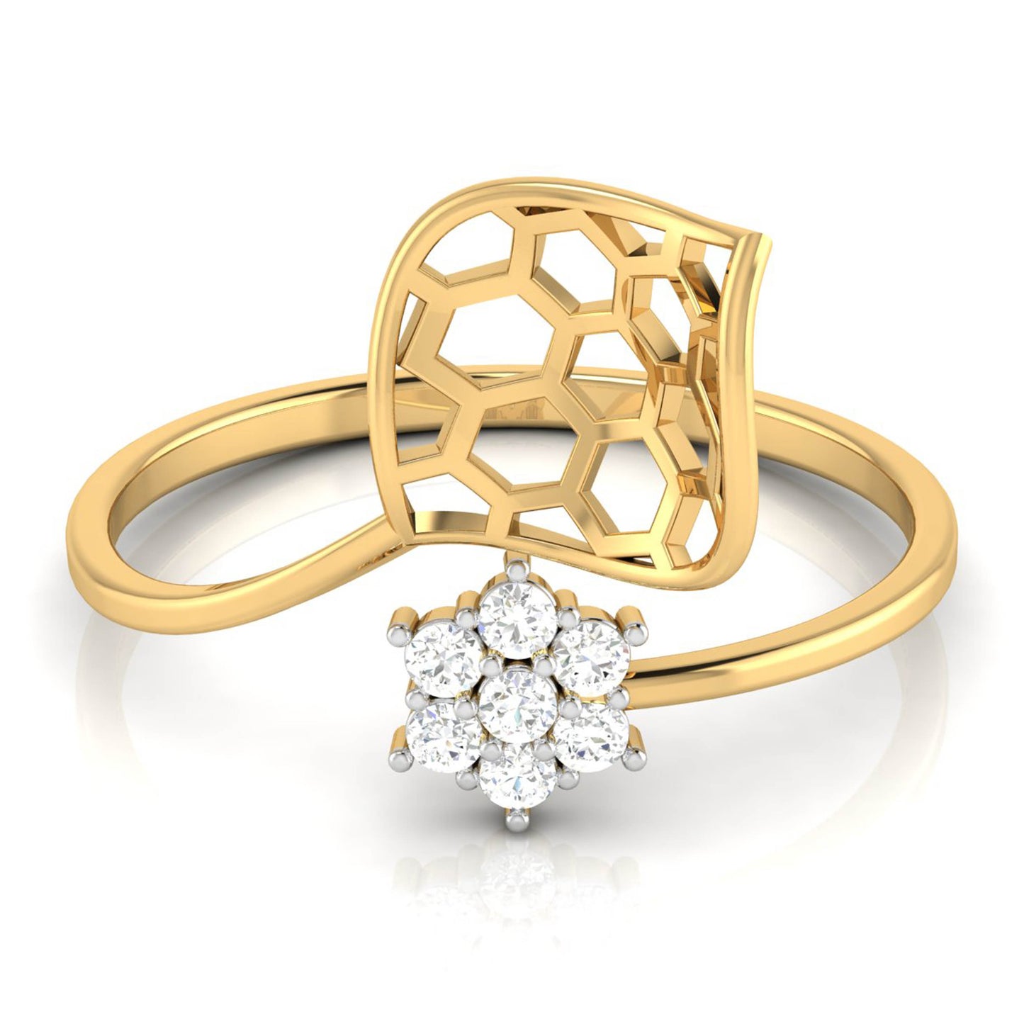 Regal Rosewood 18Kt Diamond Ring