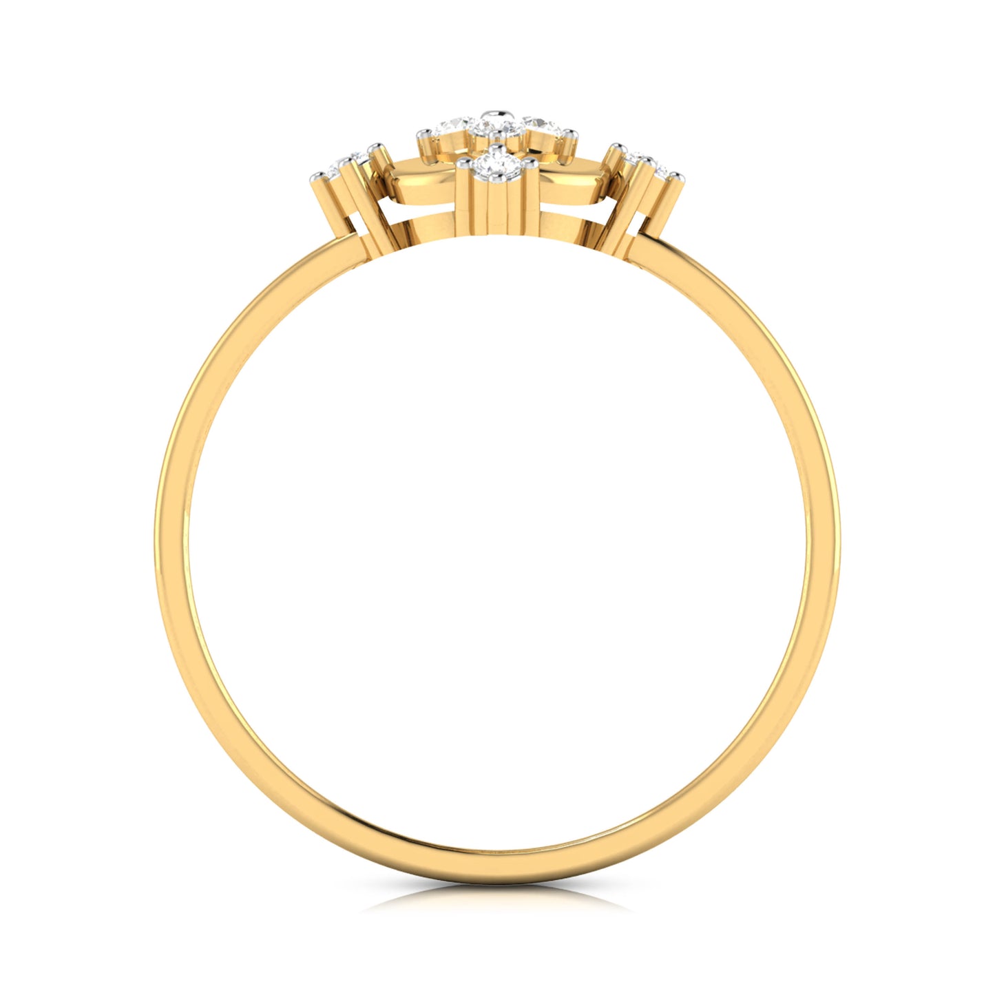 Illustrious Iris 14Kt Diamond Ring