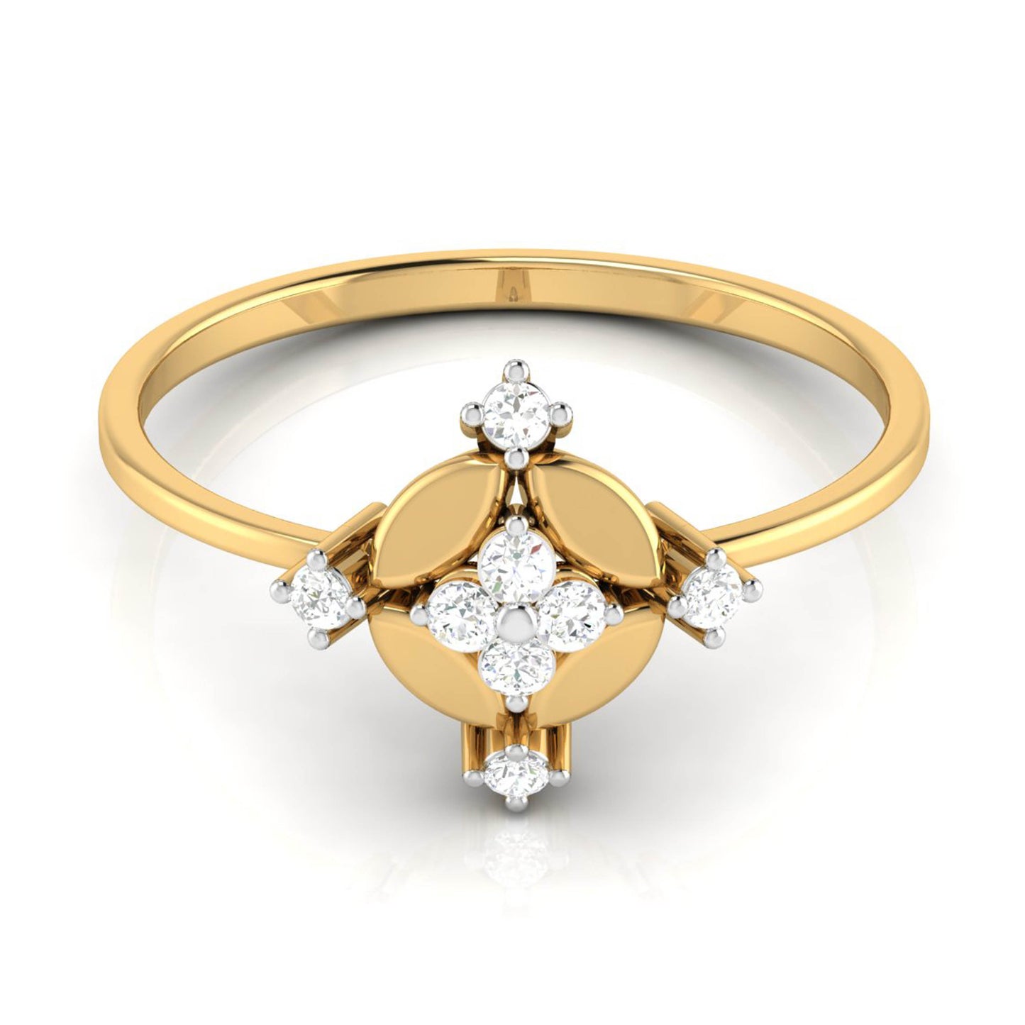 Illustrious Iris 14Kt Diamond Ring