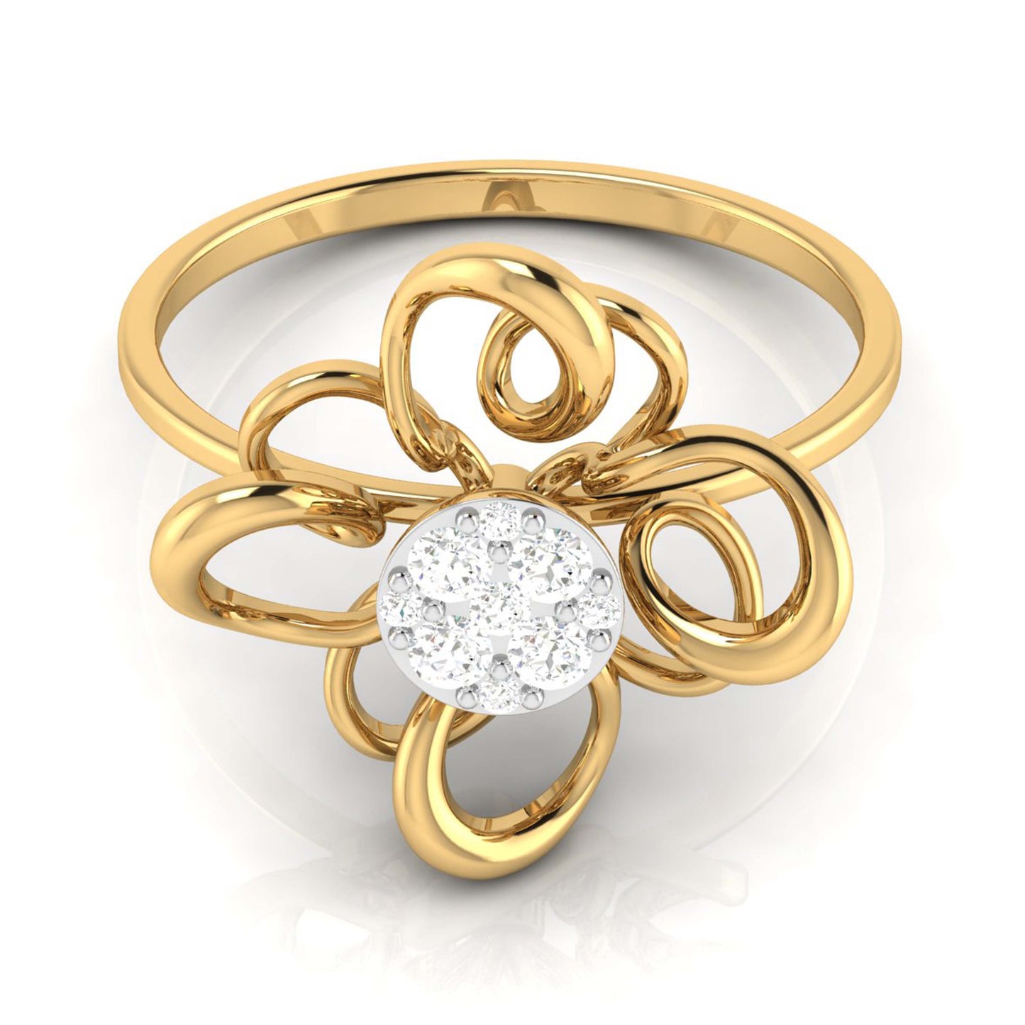 Enigmatic Euphoria 14Kt Diamond Ring