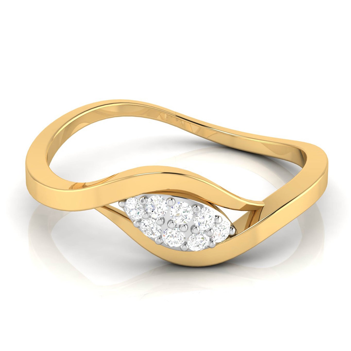 Diamond Dewdrop 18Kt Delight Ring