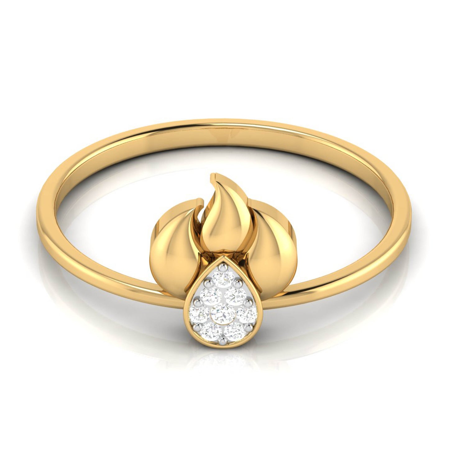 Luminous Lagoon 18Kt Diamond Ring