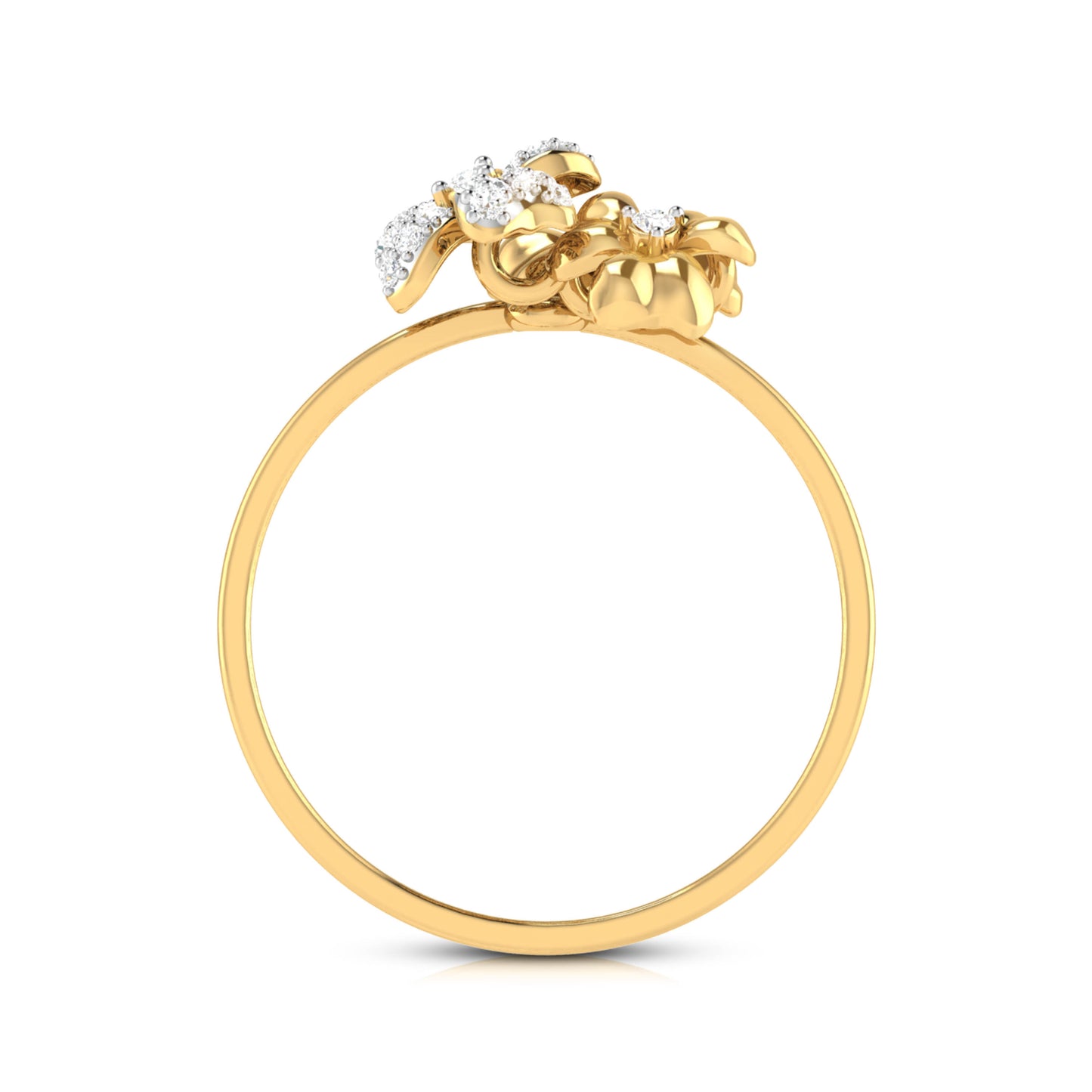 Blushing Breeze 14Kt Diamond Ring