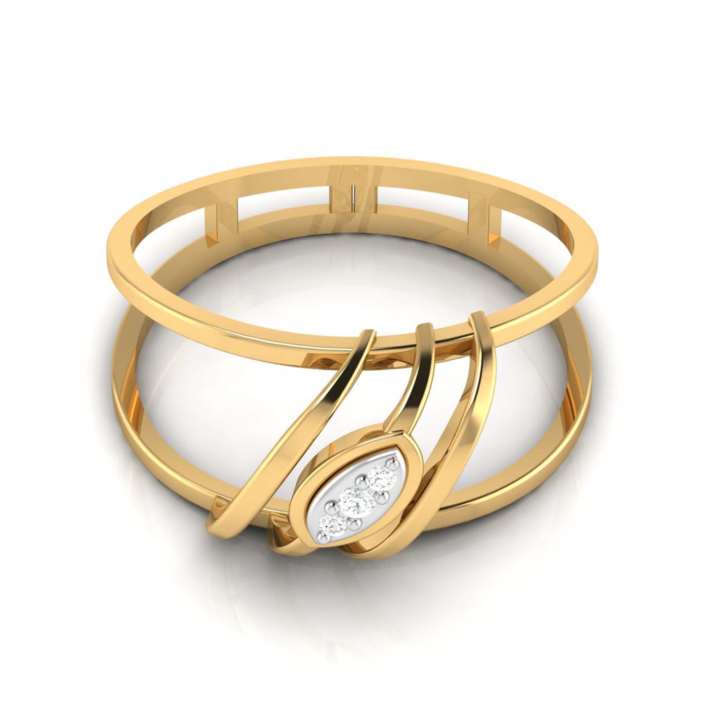 Sapphire Symphony 18Kt Diamond Ring