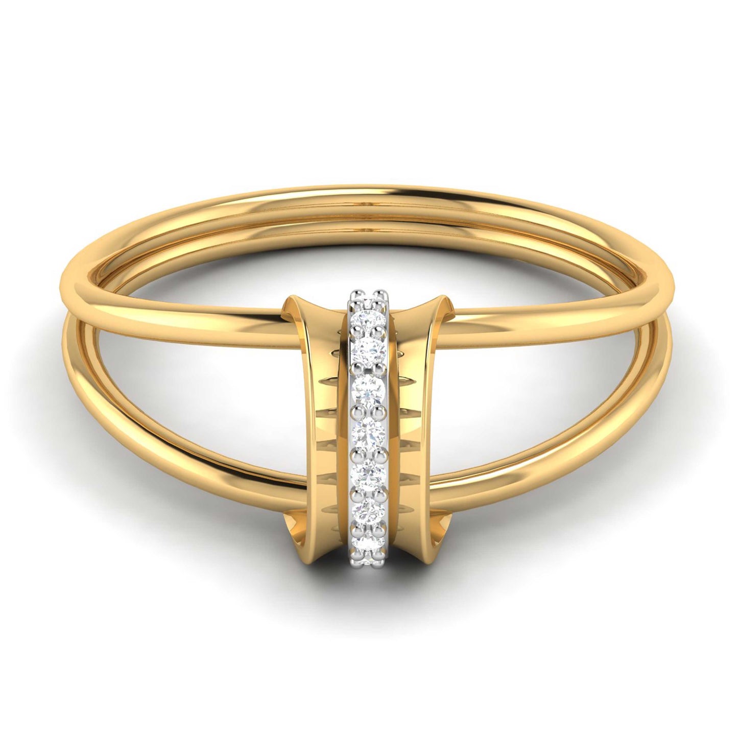 Tranquil Tundra 14Kt Diamond Ring