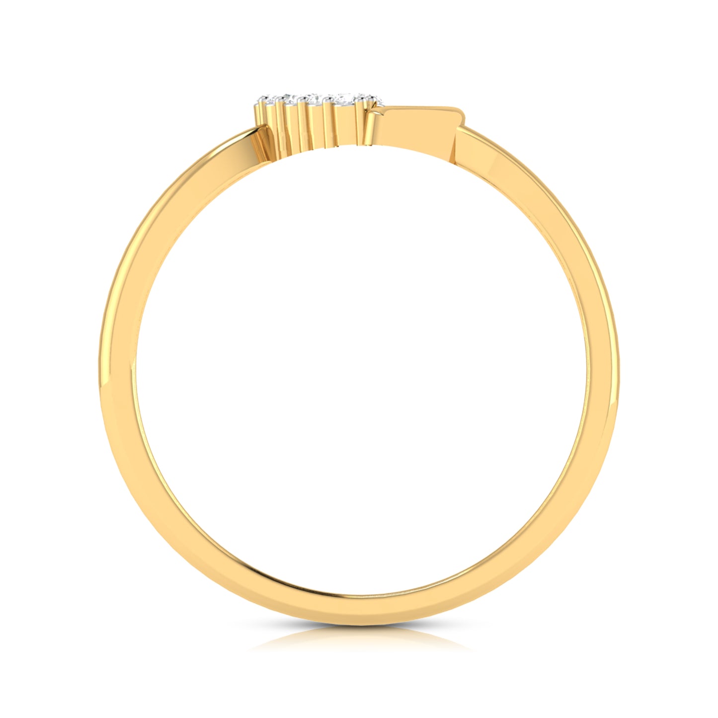 Cosmic Crescendo 14Kt Diamond Ring