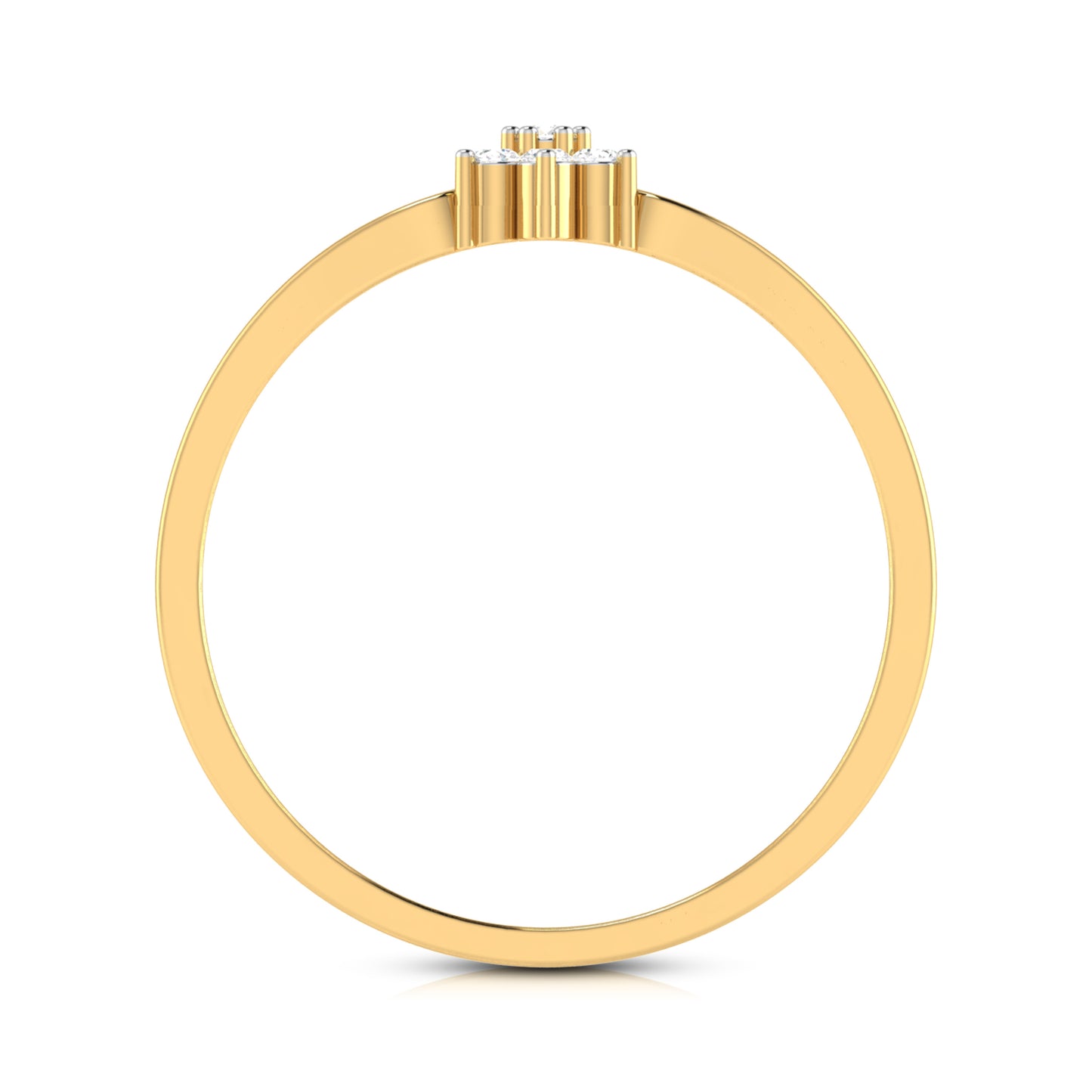 Prismatic 14Kt Diamond Ring