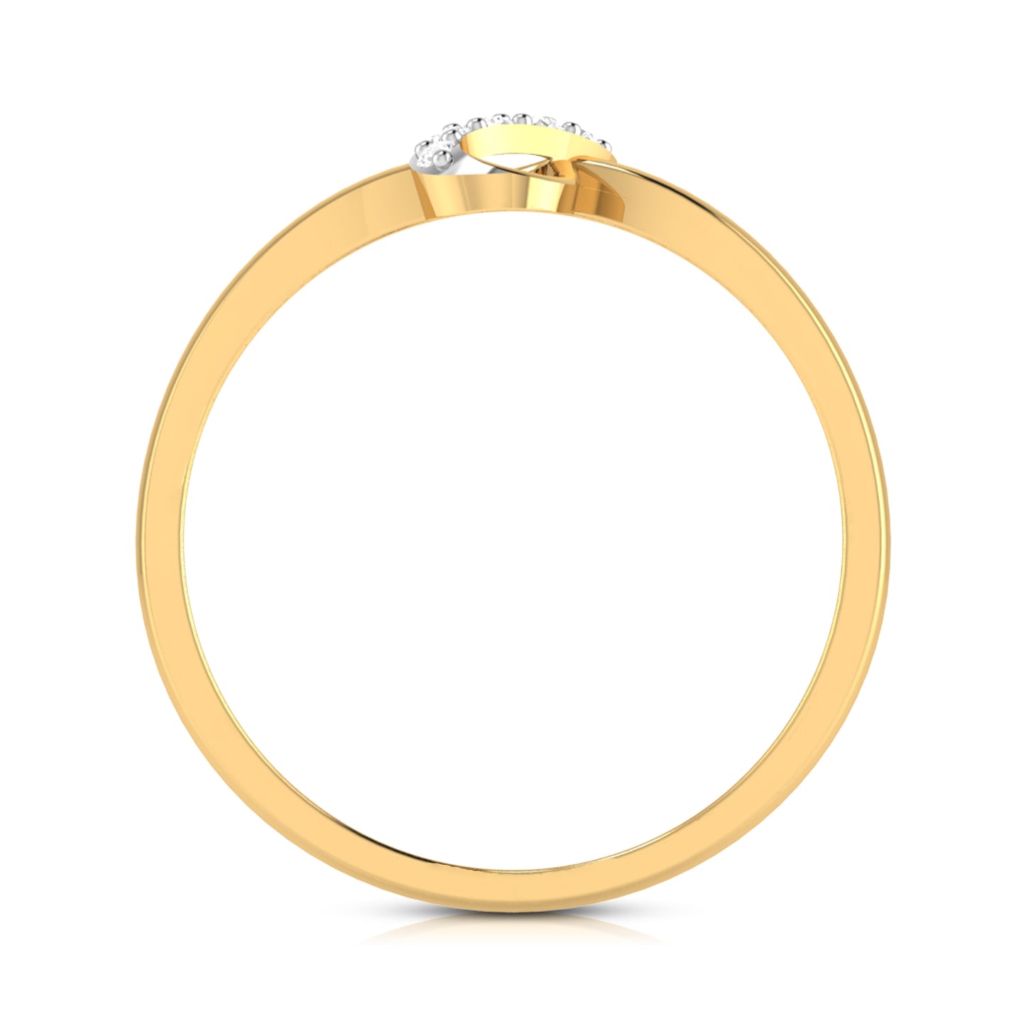 Moonlit Meadow 14Kt Diamond Ring