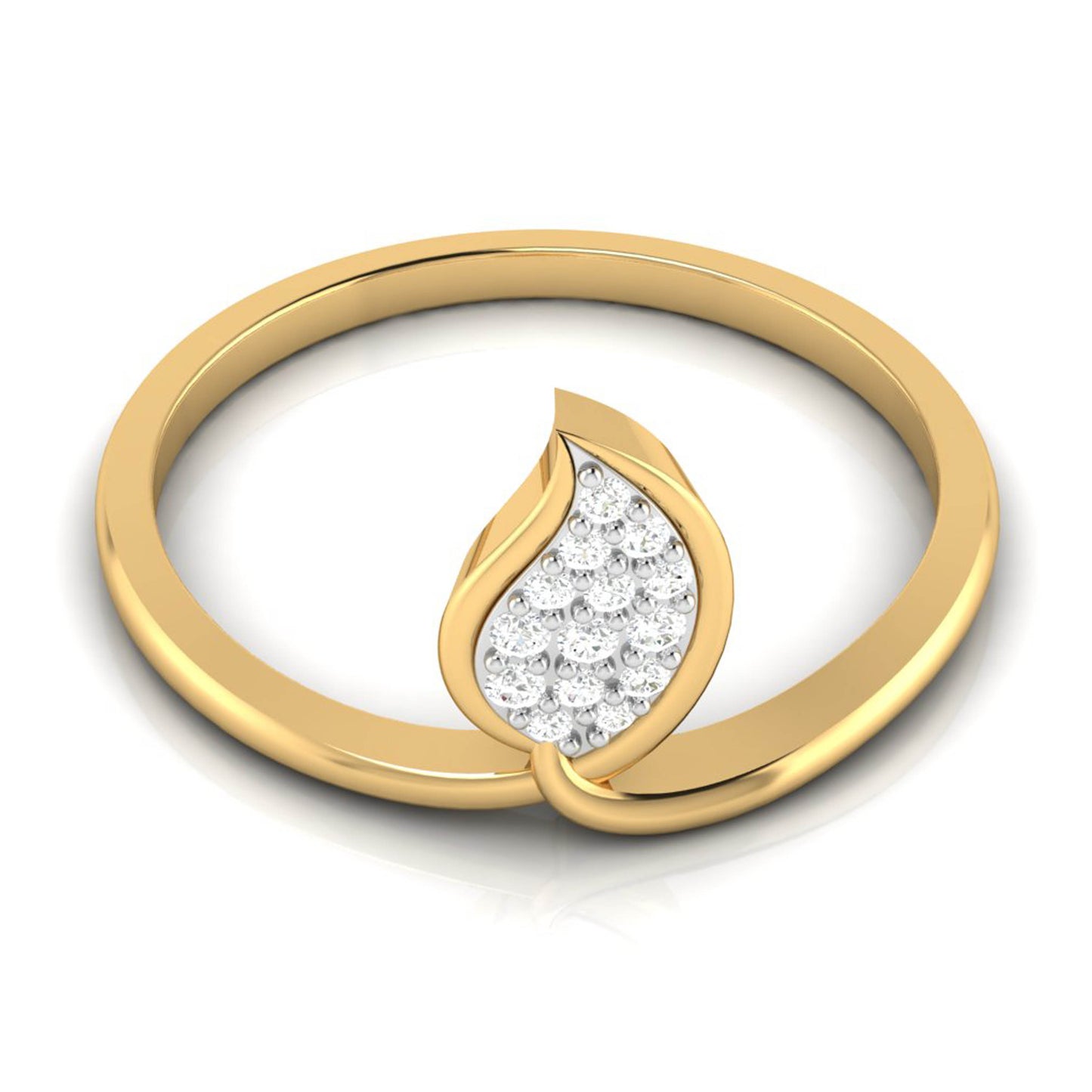 Whispering Willowbloom 14Kt Diamond Ring