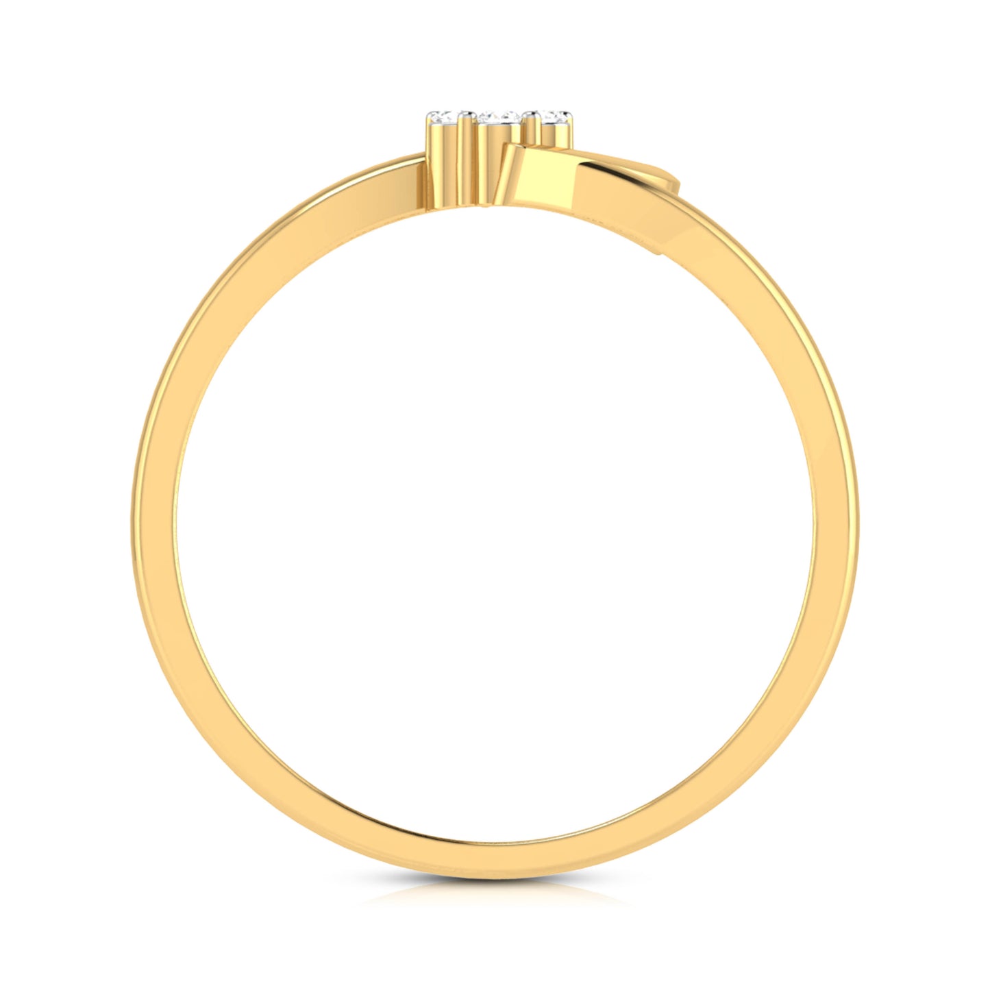Celestial Cascade 14Kt Diamond Ring