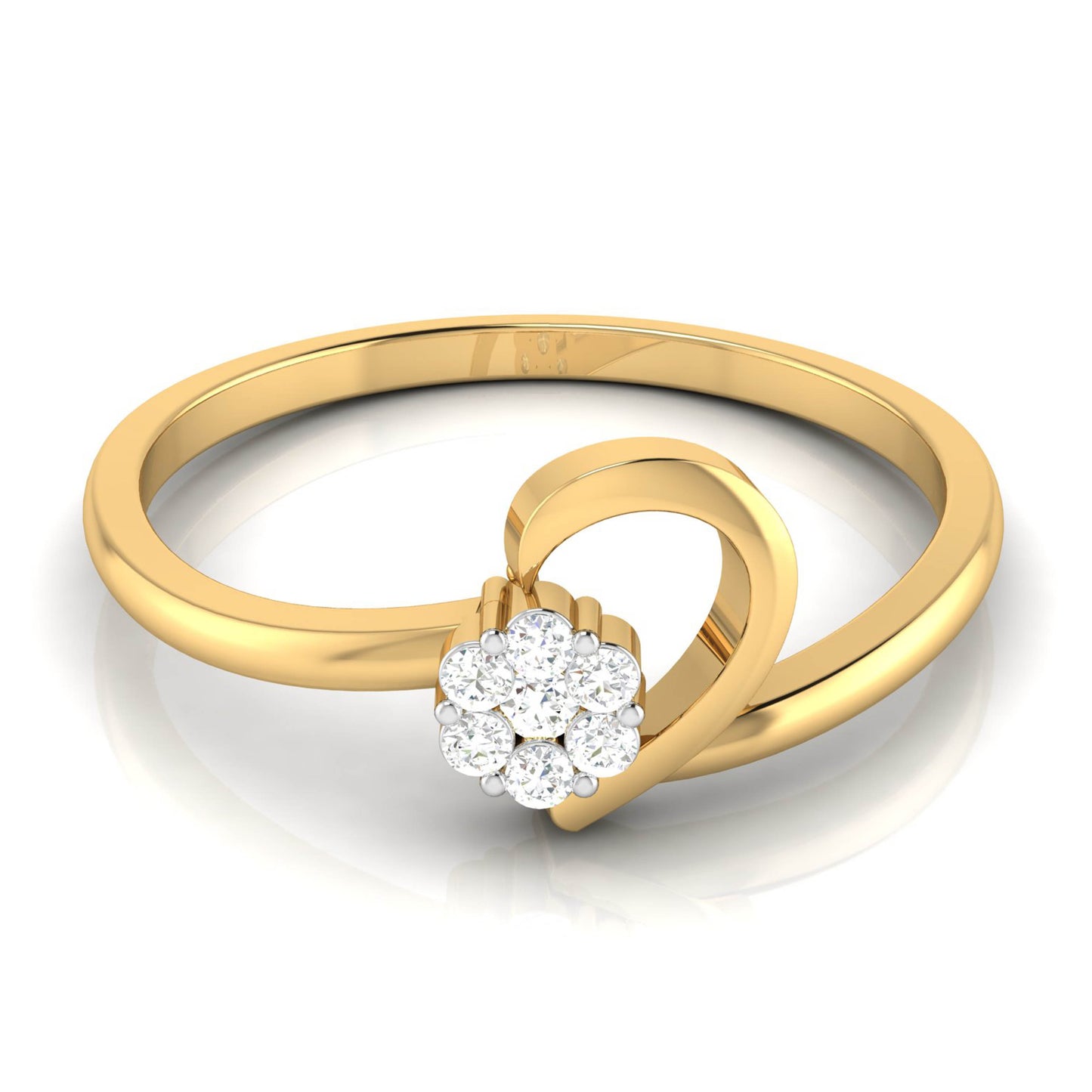 Celestial Cascade 14Kt Diamond Ring