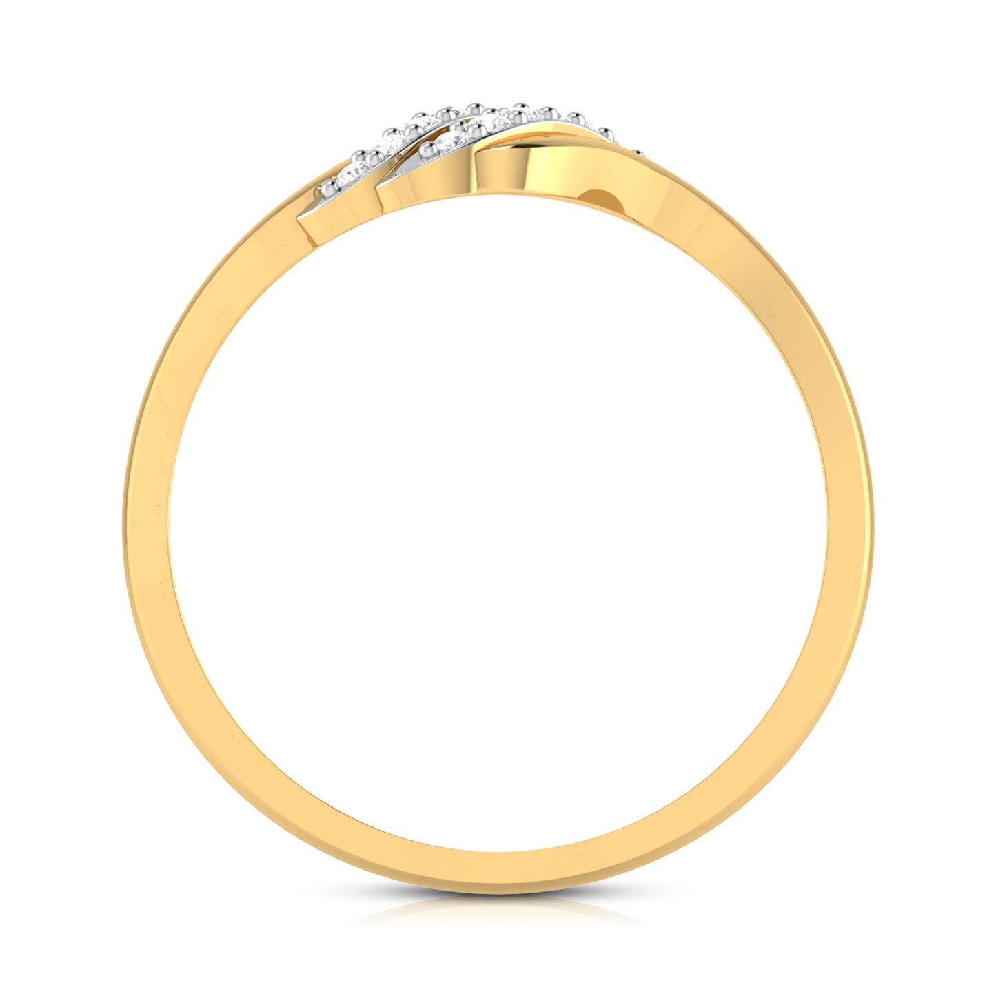 Opulent Oceanic 18Kt Diamond Ring