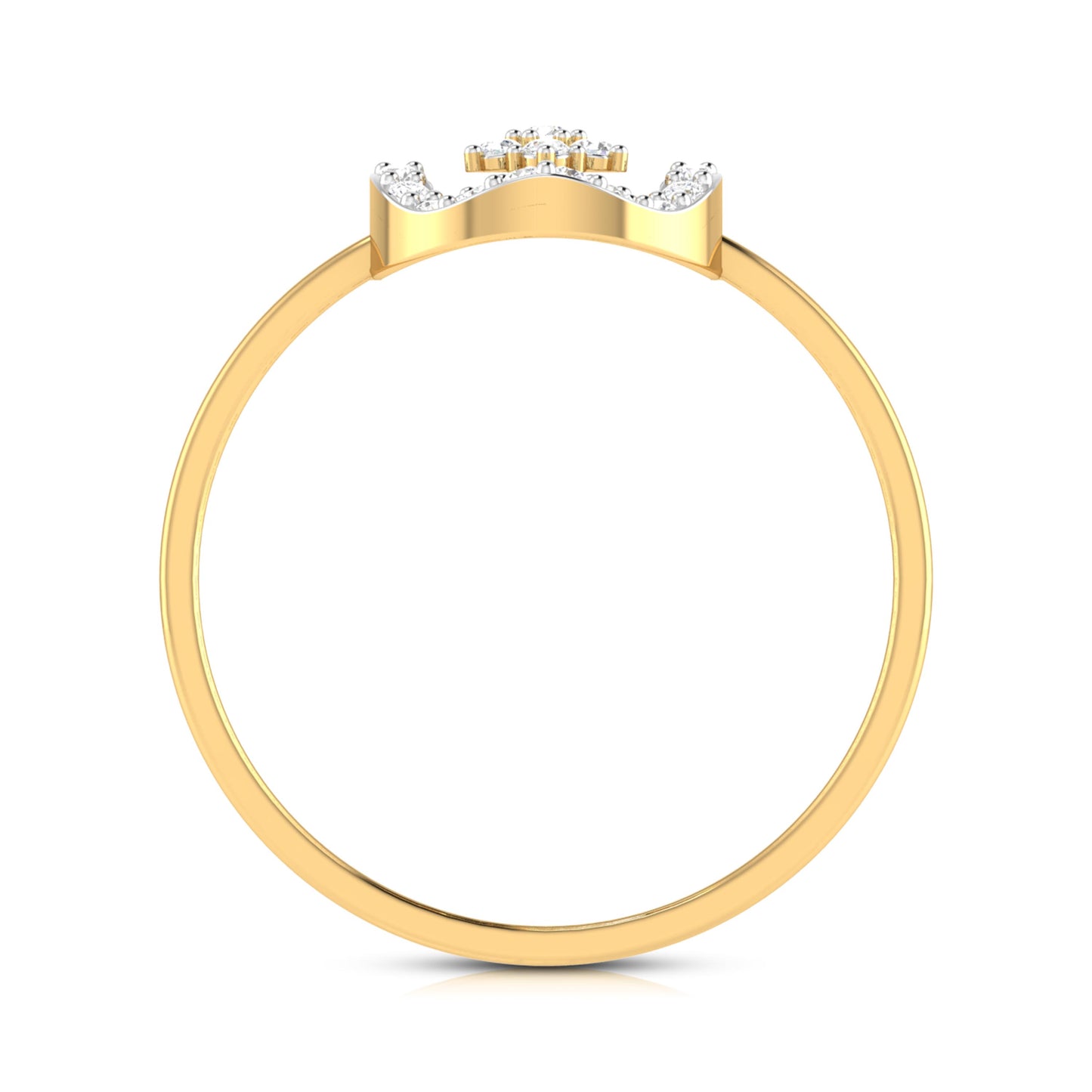 Radiant Rhapsody 18Kt Diamond Ring