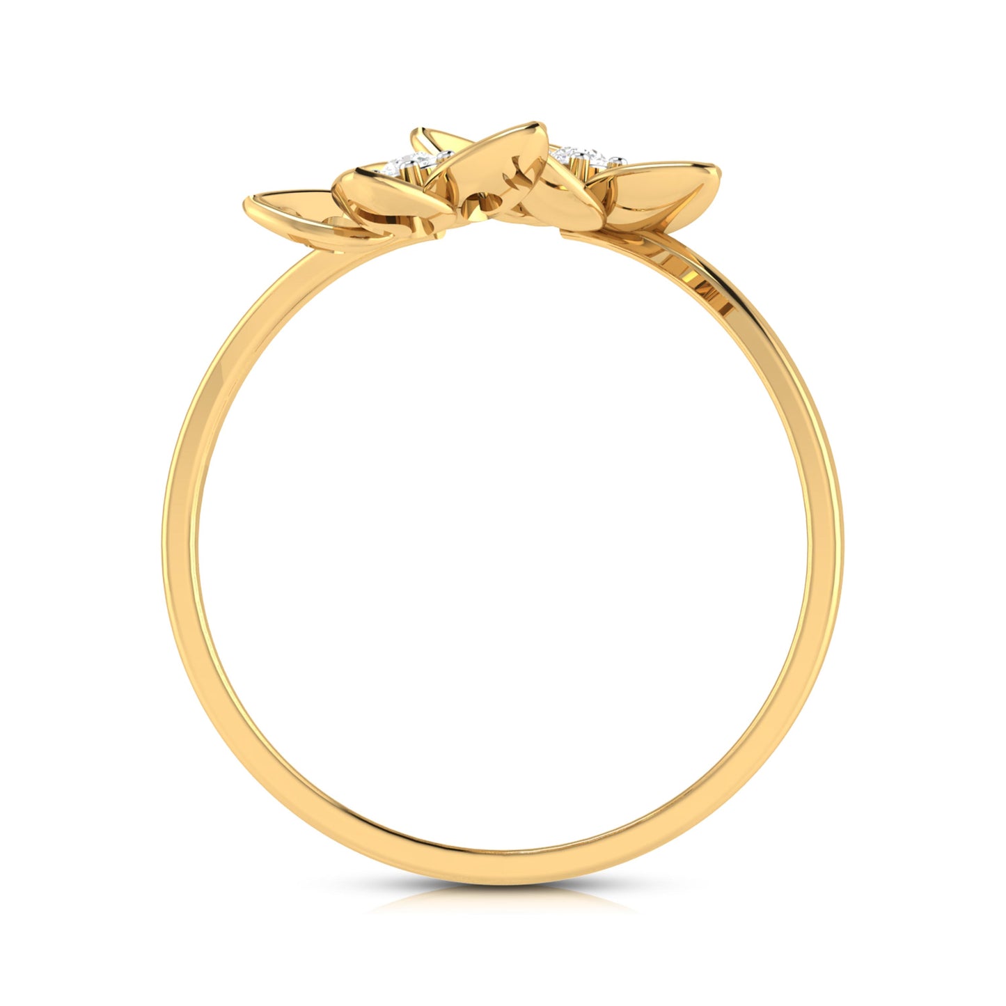 Blushing Bloom 14Kt Diamond Ring