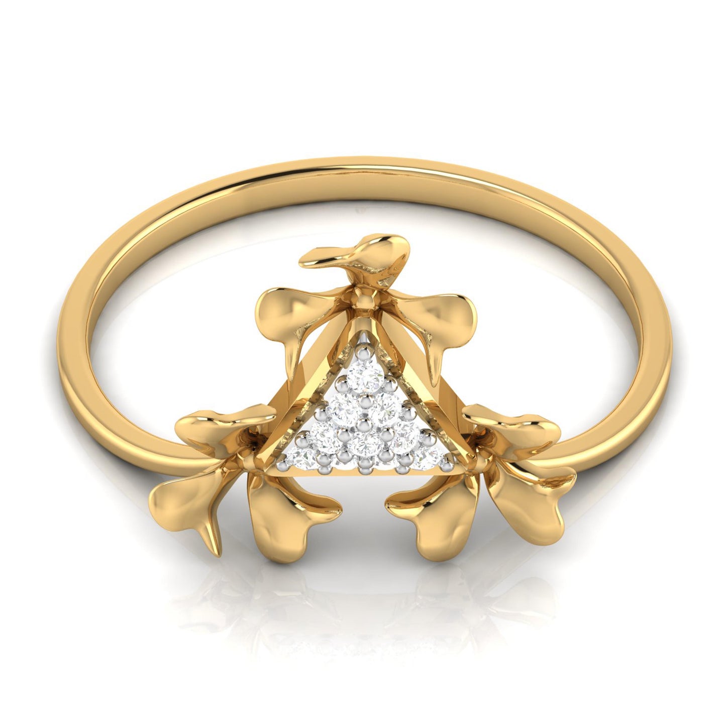 Aurora Azura 14Kt Diamond Ring