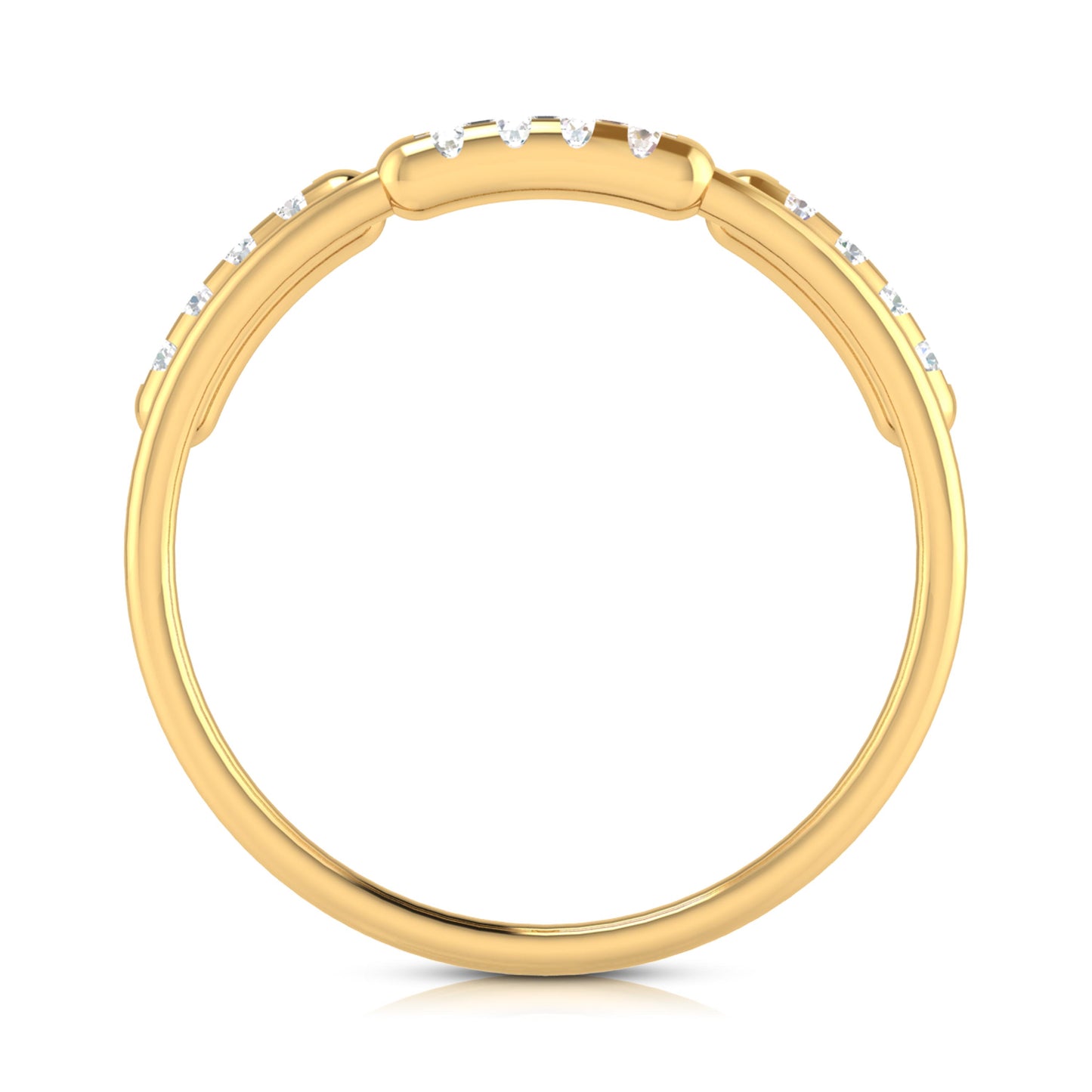 Lustrous Luminance 14Kt Diamond Ring