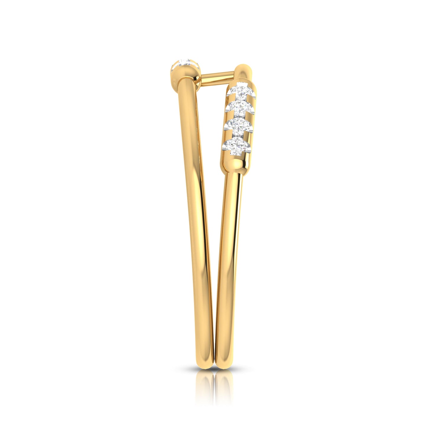 Lustrous Luminance 14Kt Diamond Ring