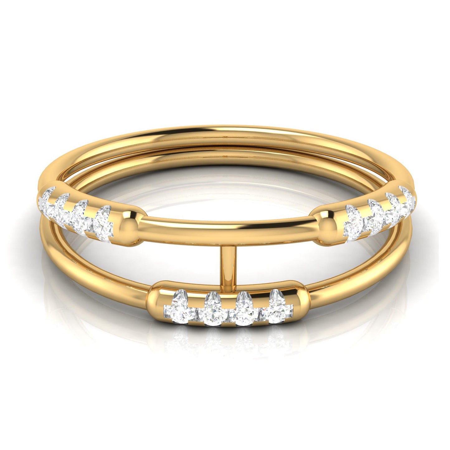 Lustrous Luminance 14Kt Diamond Ring