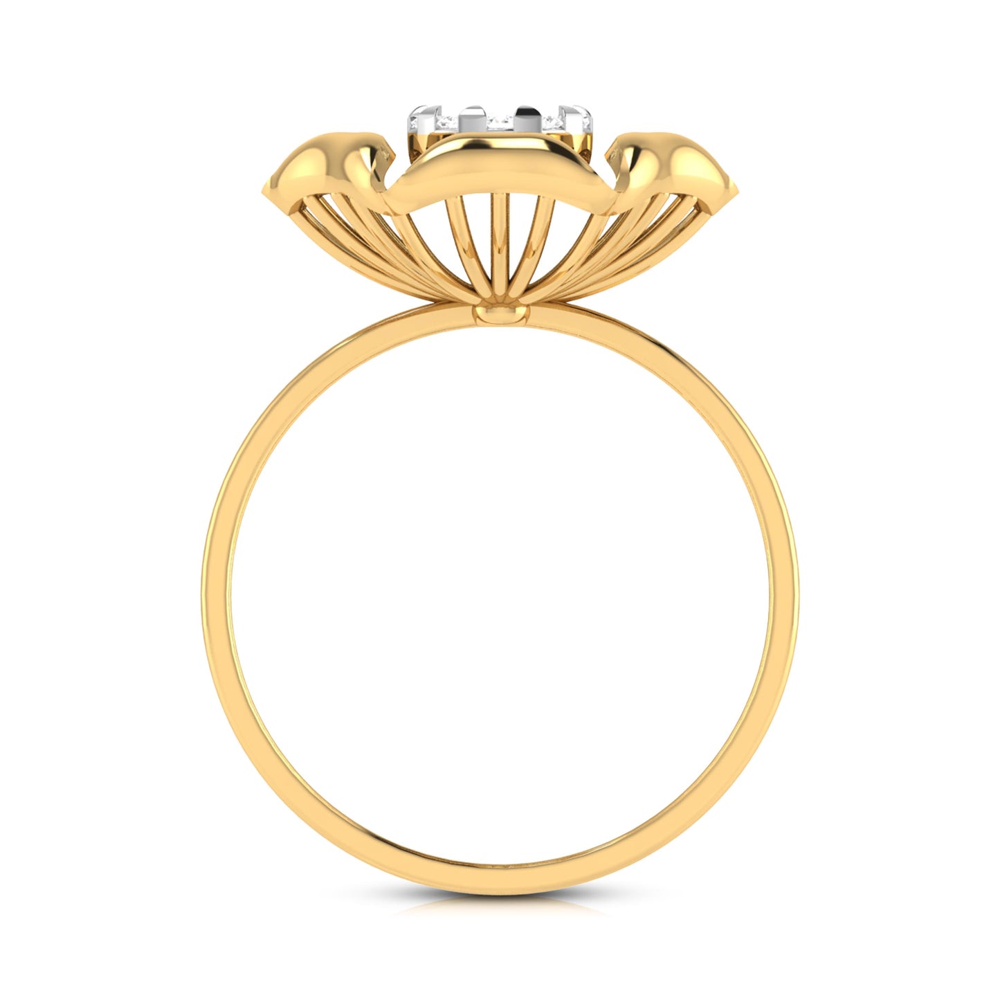 Moonlit Majesty 18Kt Diamond Ring