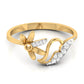 Regal Rosewood Radiance 14Kt Diamond Ring