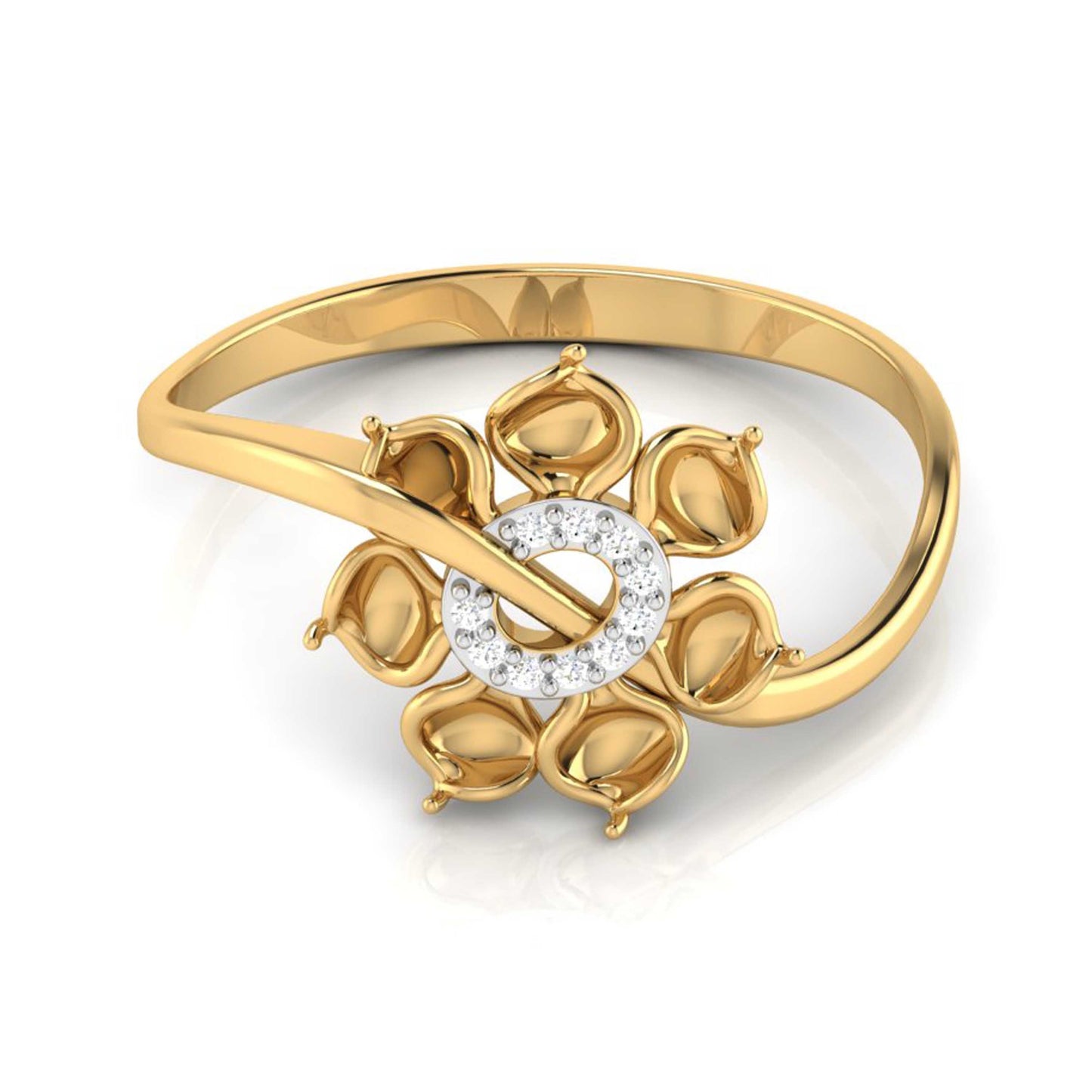 Opulent Opaline 18Kt Diamond Ring